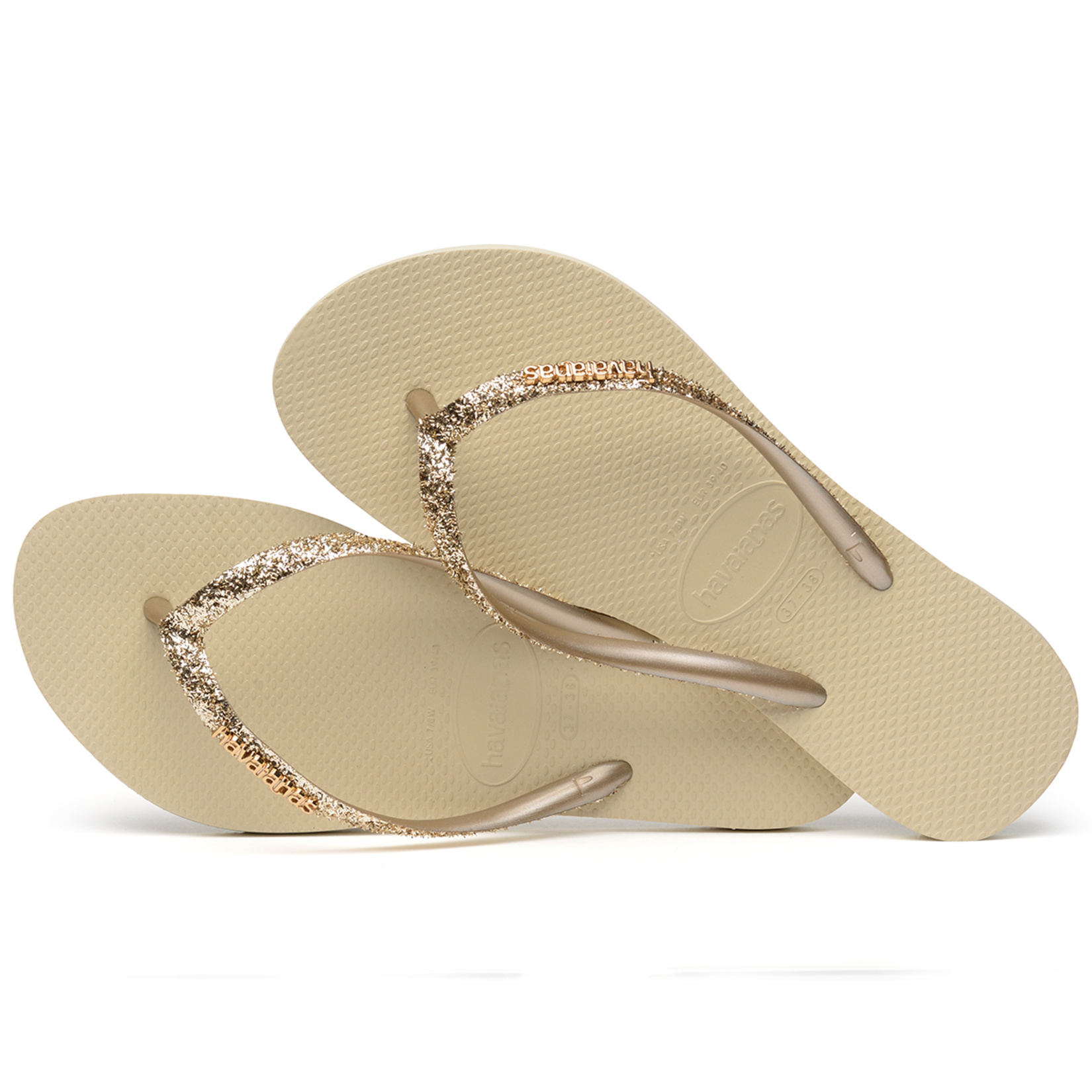 Havaianas Slim Glitter 2 Sand Grey 39-40 - Görsel 2