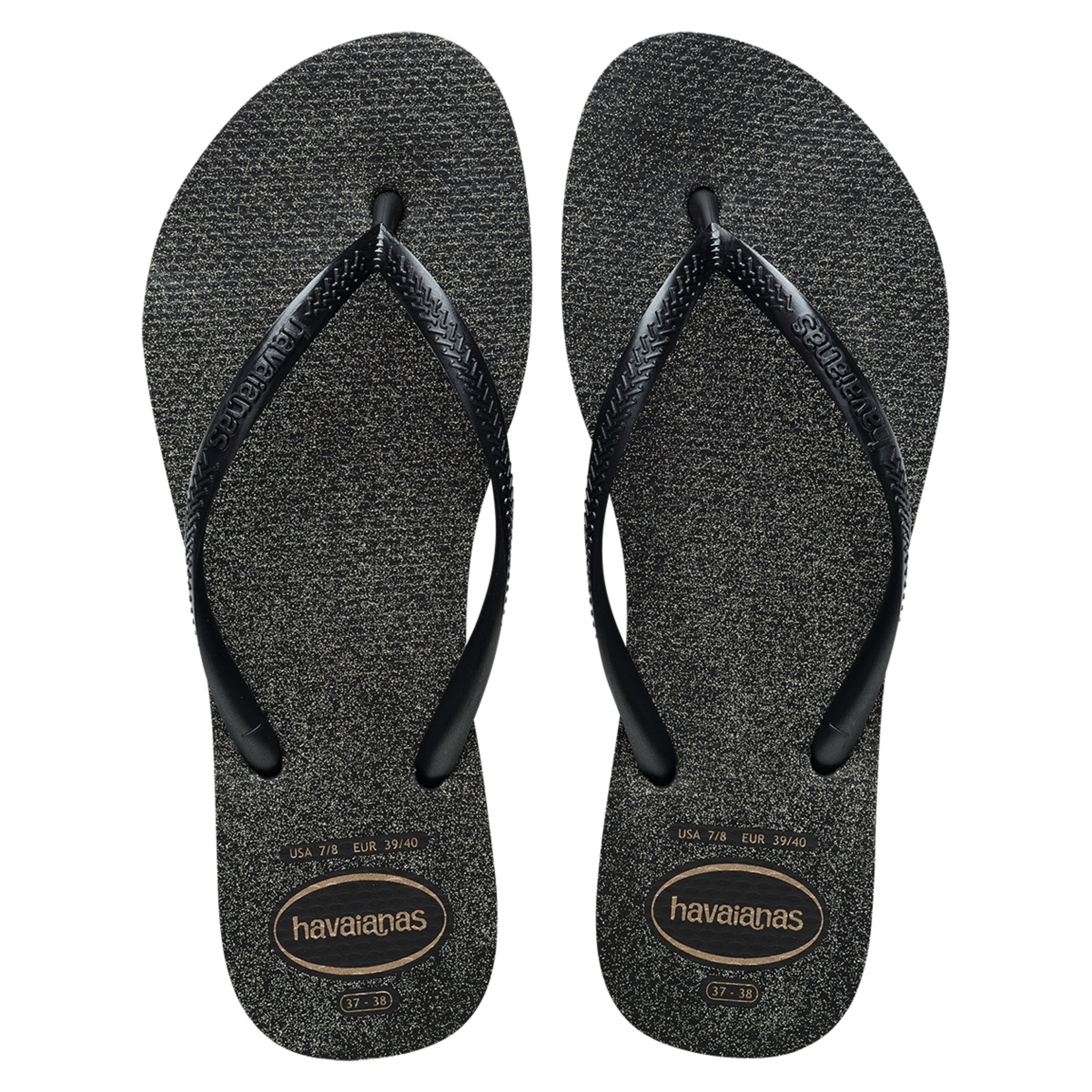 Havaianas Slim Gloss Black 41-42 - Görsel 1