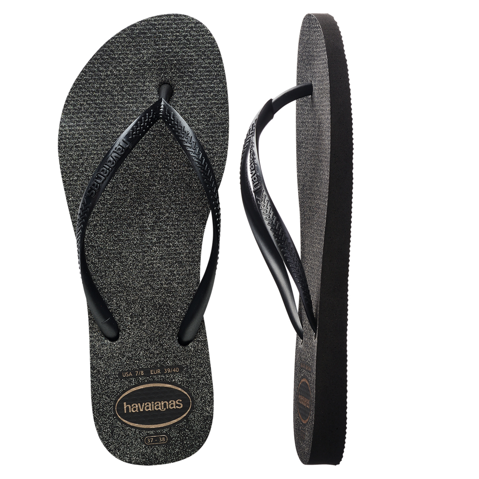 Havaianas Slim Gloss Black 41-42 - Görsel 2