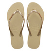 Havaianas Slim Glitter 2 Sand Grey 37-38 - Görsel 1