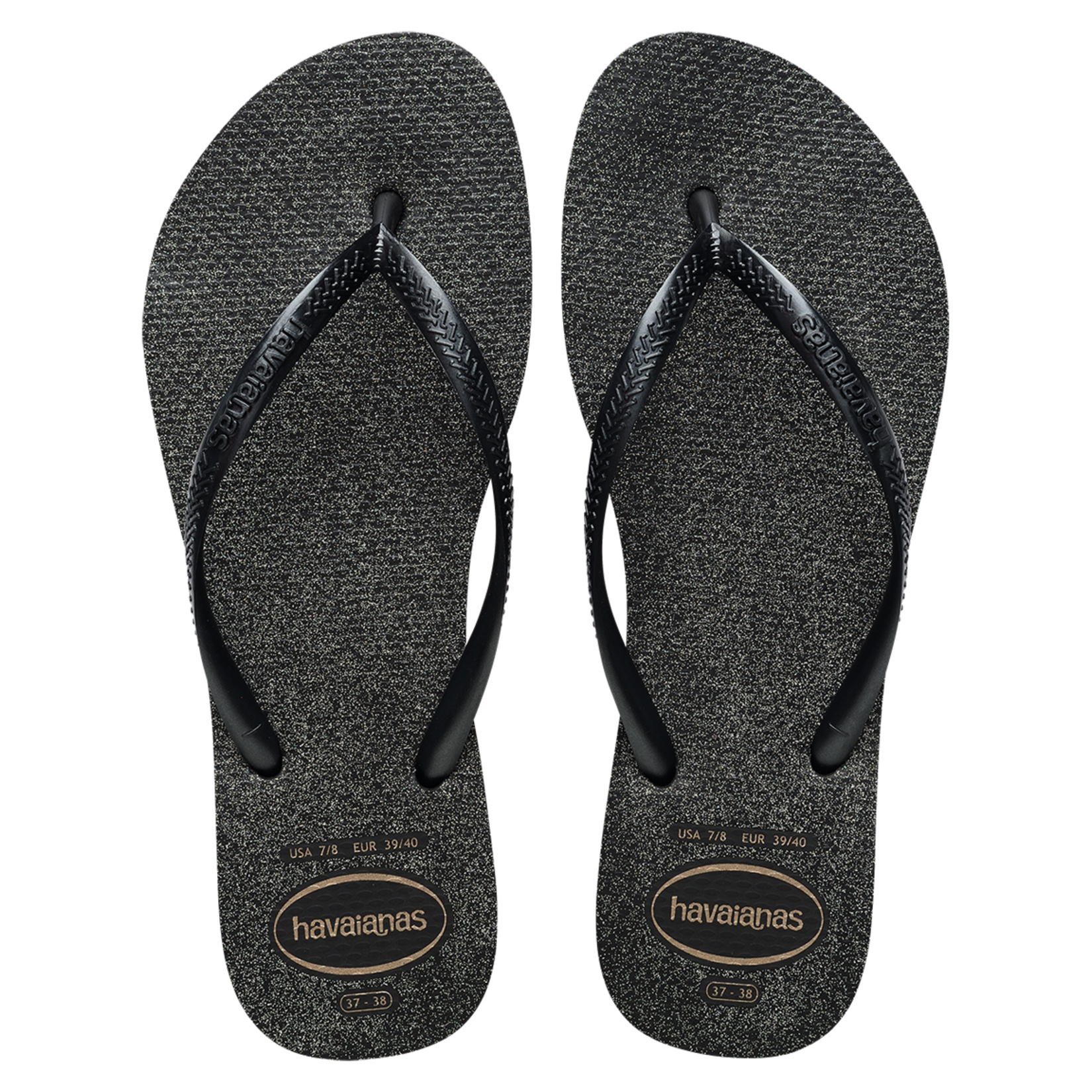Havaianas Slim Gloss Black 39-40 - Görsel 1