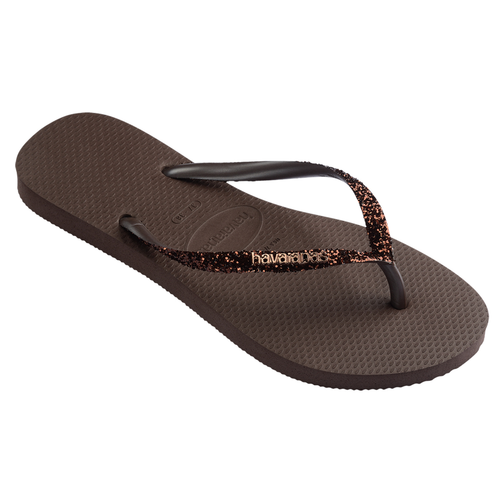 Havaianas Slim Glitter 2 Dark Brown 41-42 - Görsel 3