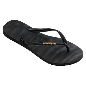 Havaianas Slim Logo Metallic Black 35-36