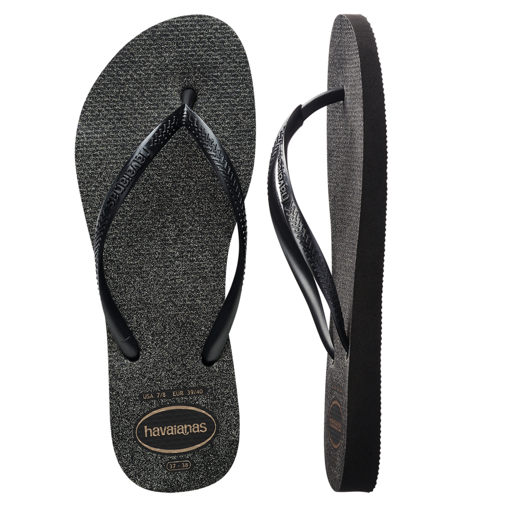 Havaianas Slim Gloss Black 35-36 - Görsel 2