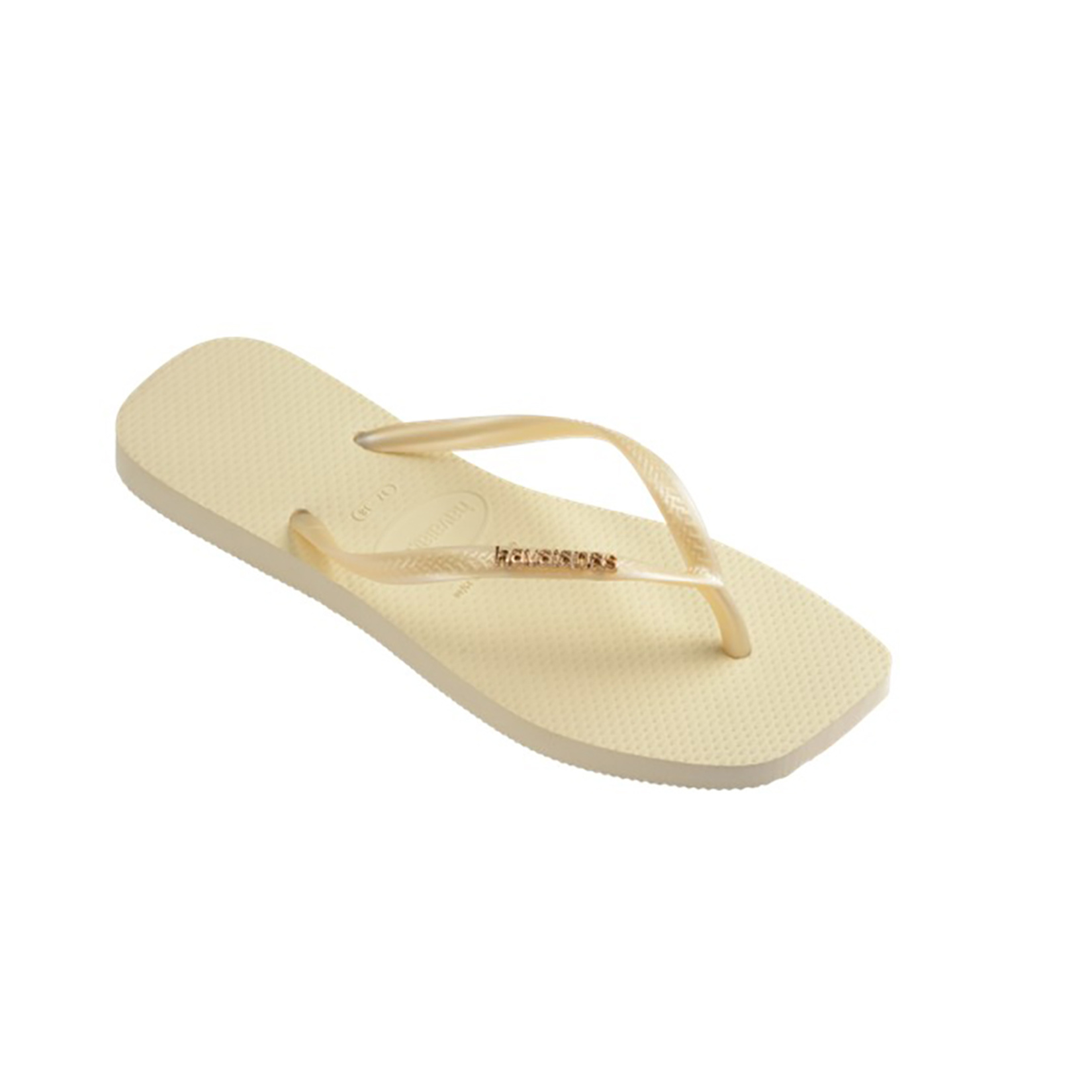 Havaianas Square Logo Metallic Buttercream 39-40