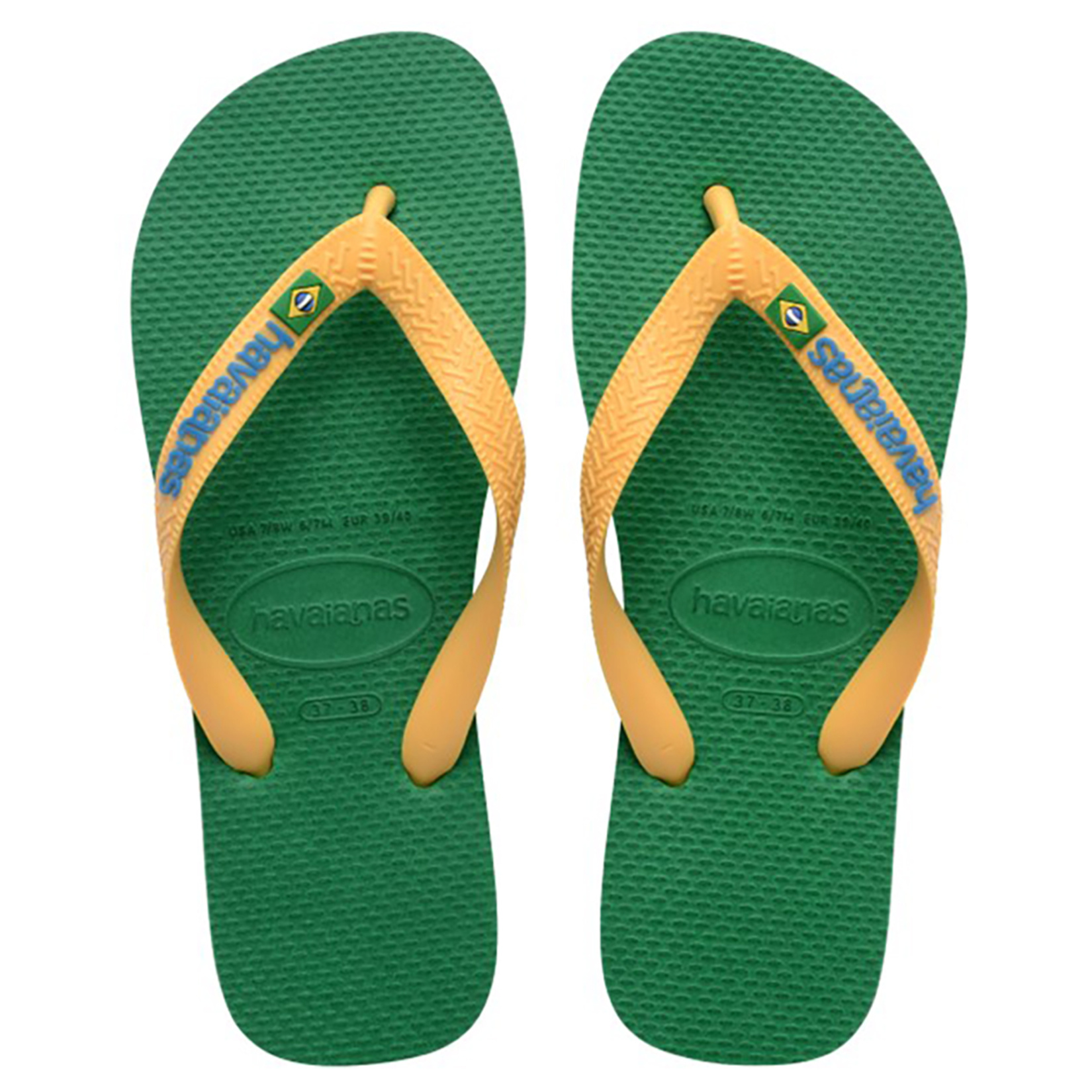 Havaianas Brasil Logo Green 39-40 - Görsel 1