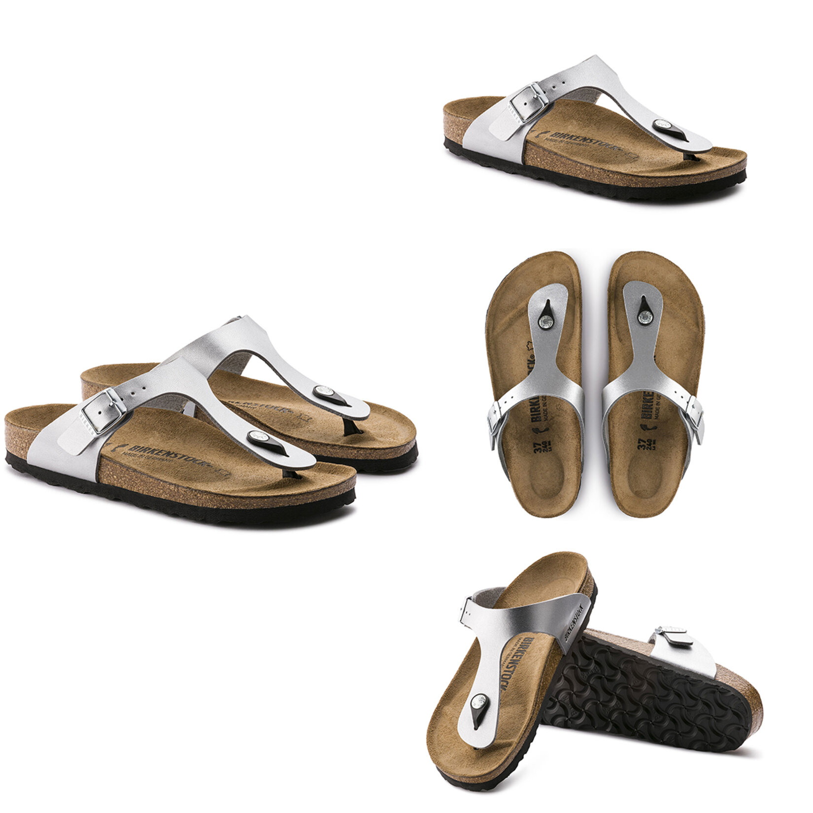 Birkenstock 43853 Kadın Terlik Gümüş 41 - Görsel 5