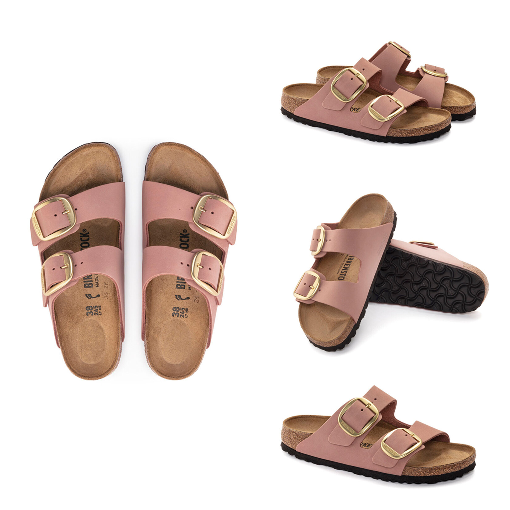 Birkenstock 1024074 Kadın Terlik Pembe 36 - Görsel 5