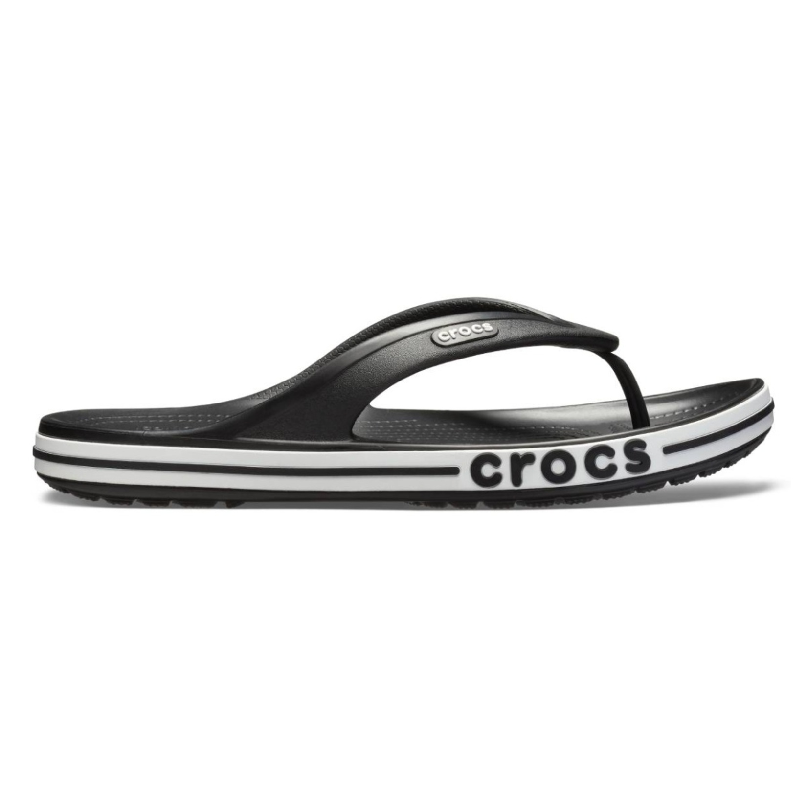 Crocs Bayaband Flip Erkek Terlik Siyah Beyaz 41-42