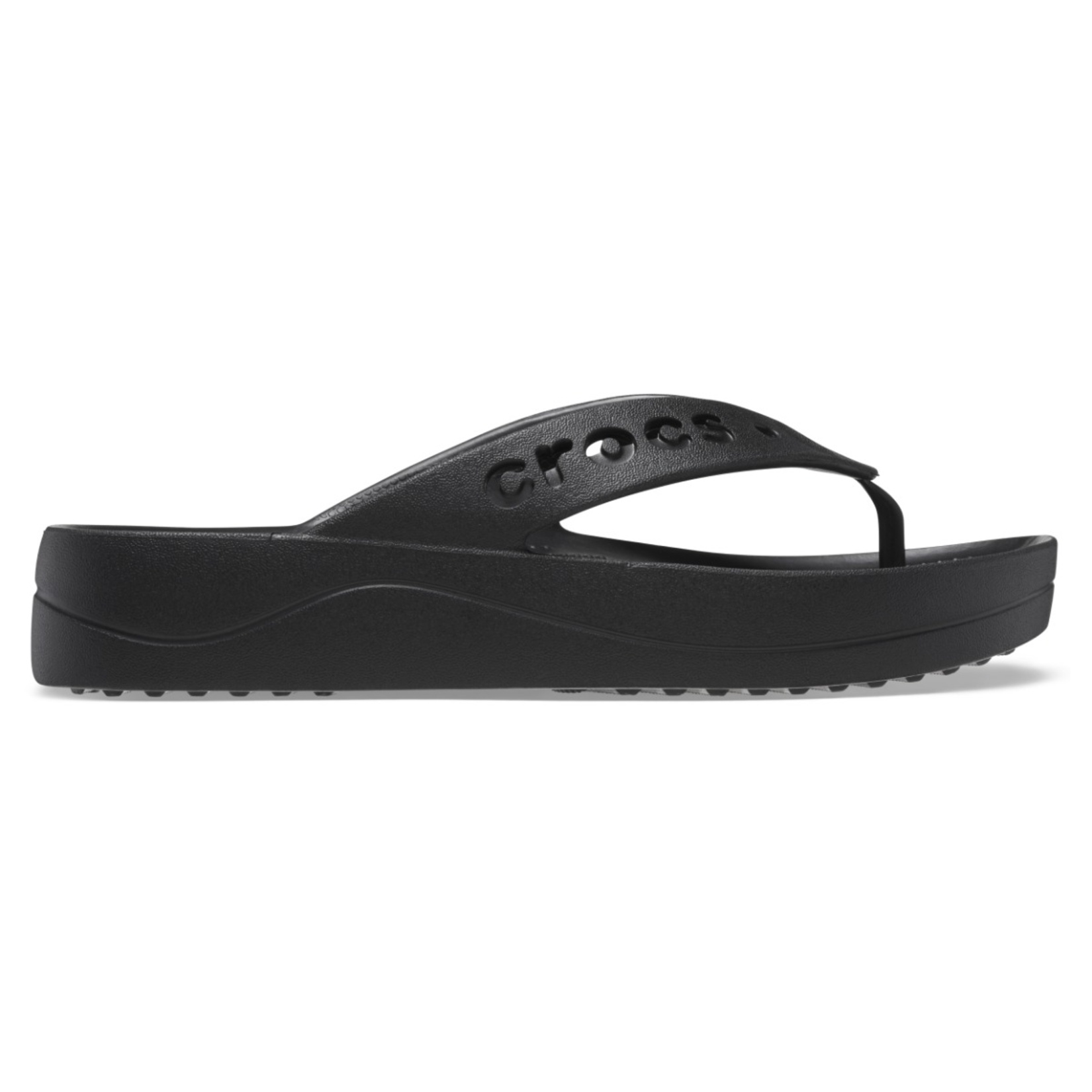 Crocs Baya Platform Flip Kadın Terlik Siyah 39-40