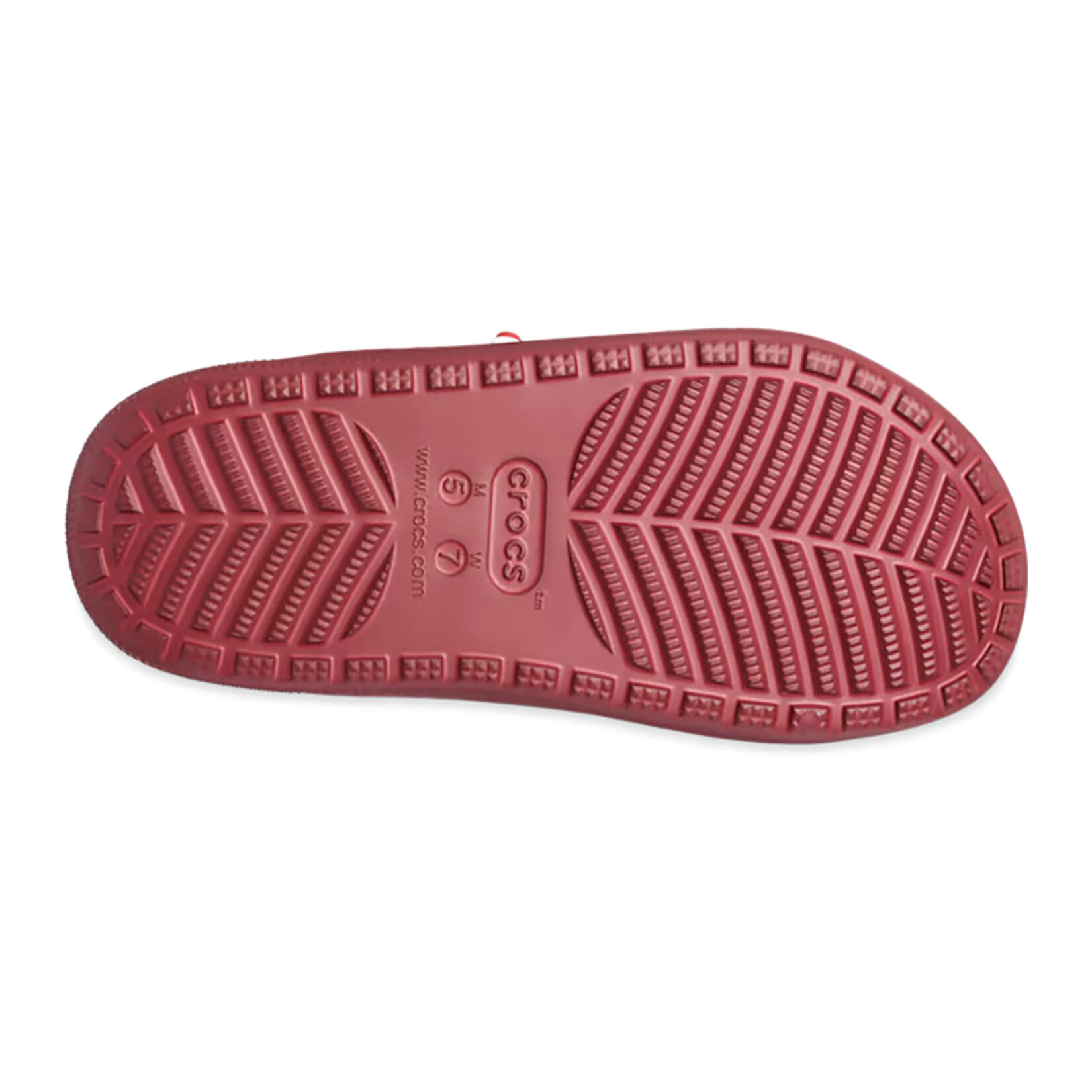 Crocs 207446-612 Kadın Terlik Bordo 39-40 - Görsel 5