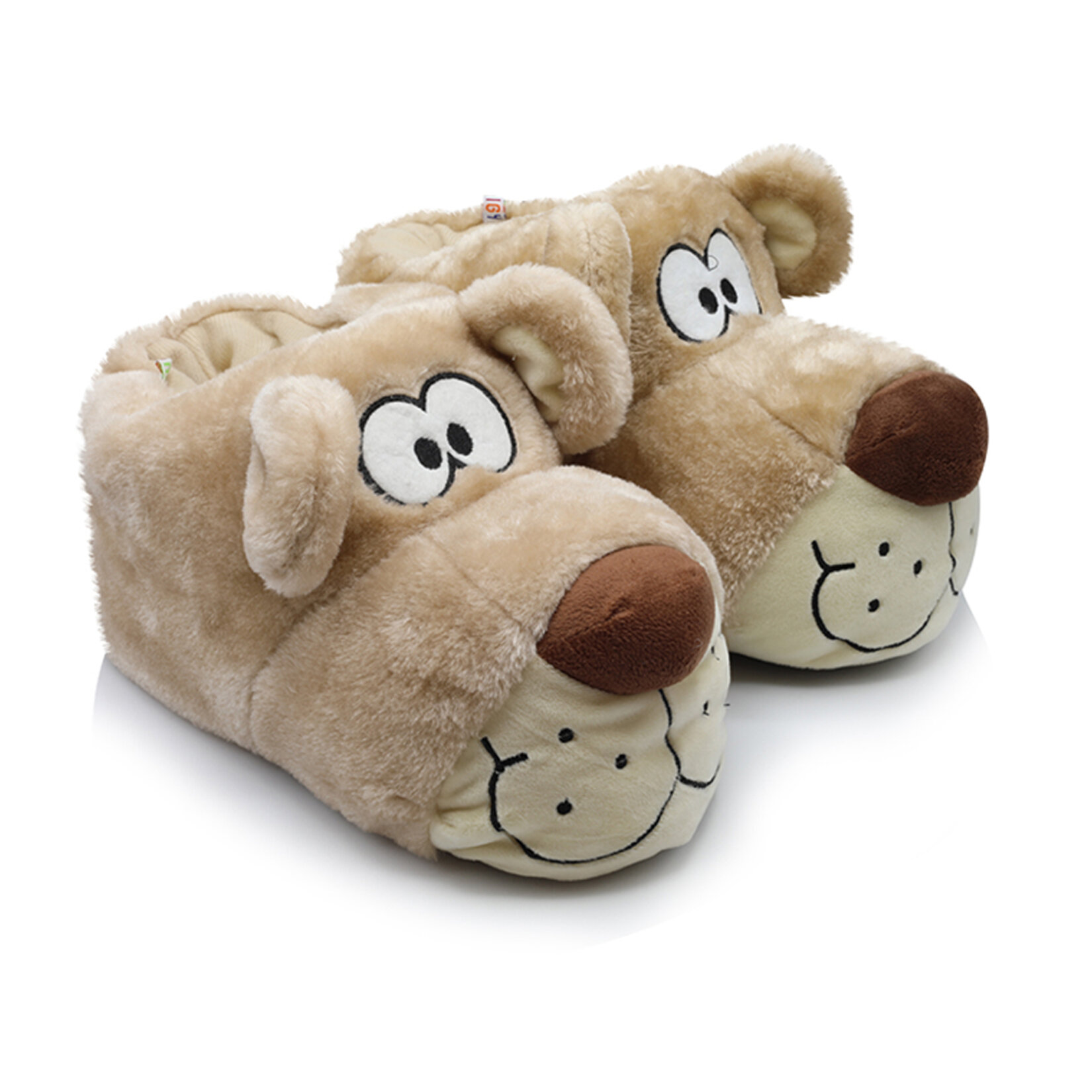 Twigy Fibert Bej Hayvan Figürlü Kadın Panduf 36/37 - Görsel 1