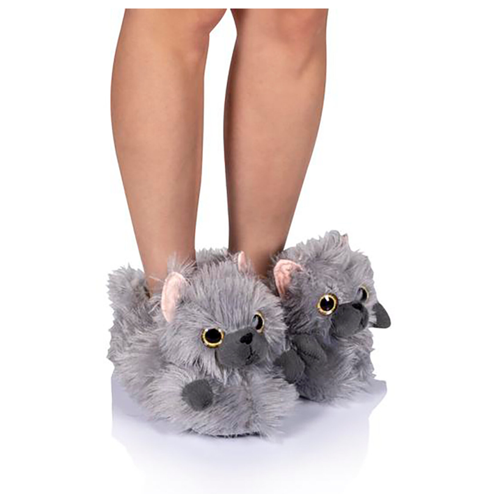 Twigy Kedi Gri Kadın Hayvanlı Terlik 36/37 - Görsel 3