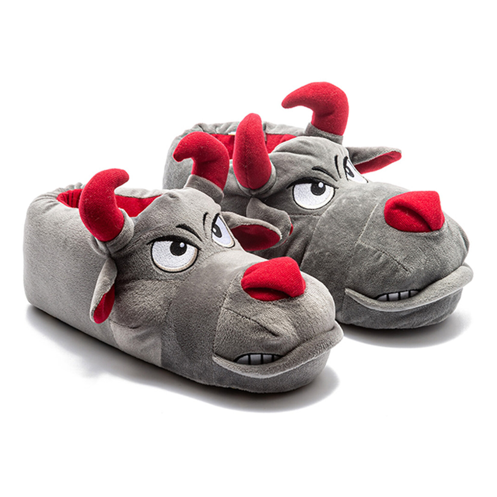 Twigy Toro 41-42 Gri Erkek Hayvanlı Panduf - Görsel 1