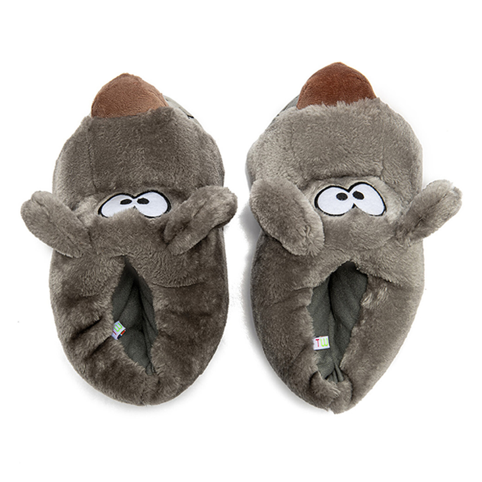 Twigy Fıbert Gri 40/41 Erkek Hayvanlı Terlik - Görsel 3