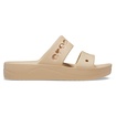 Crocs Baya Platform Sandal Kadın Terlik Bej 36-37 - Görsel 1