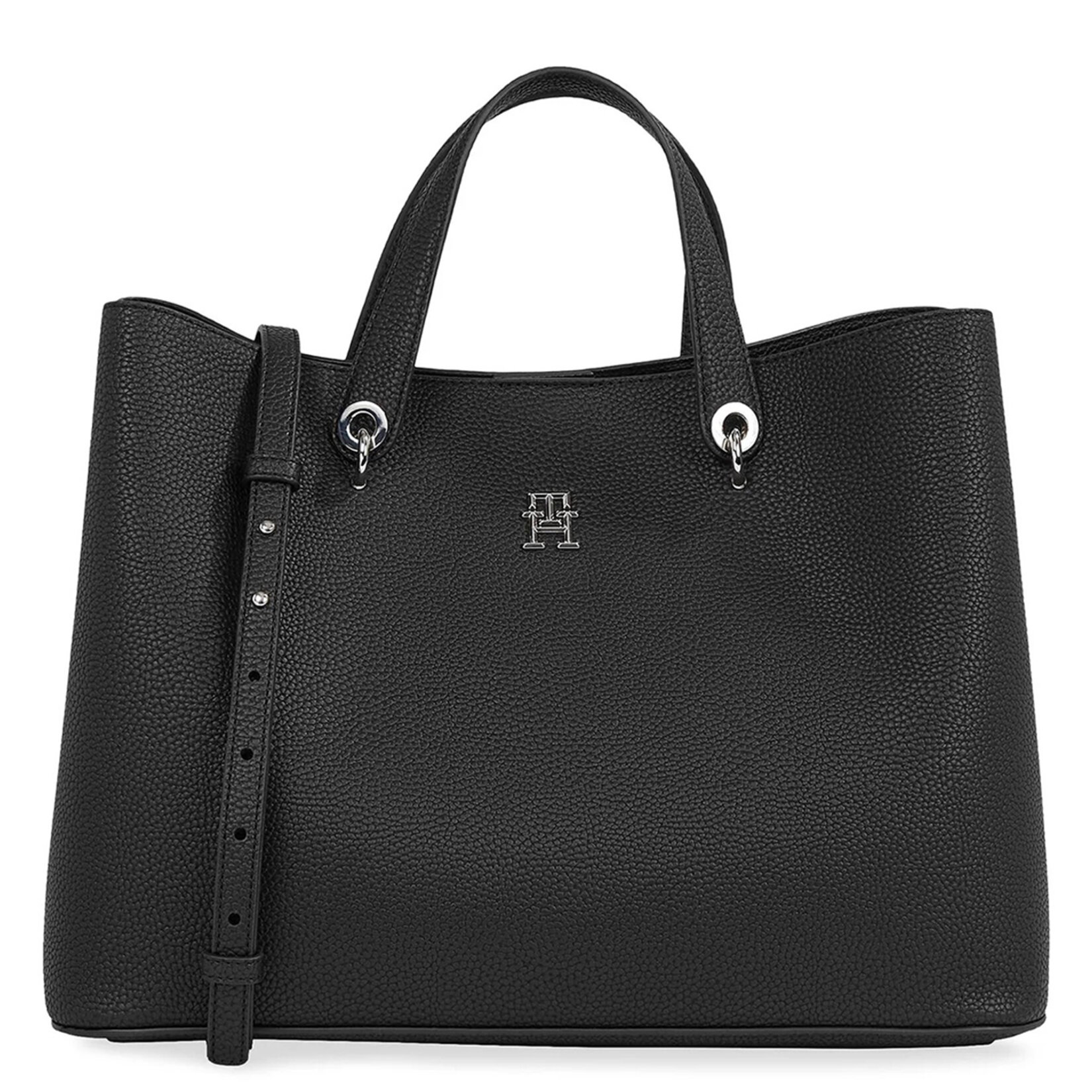 Tommy Hilfiger AW0AW15177-BDS  Kadın Omuz Çantası Siyah - Görsel 1