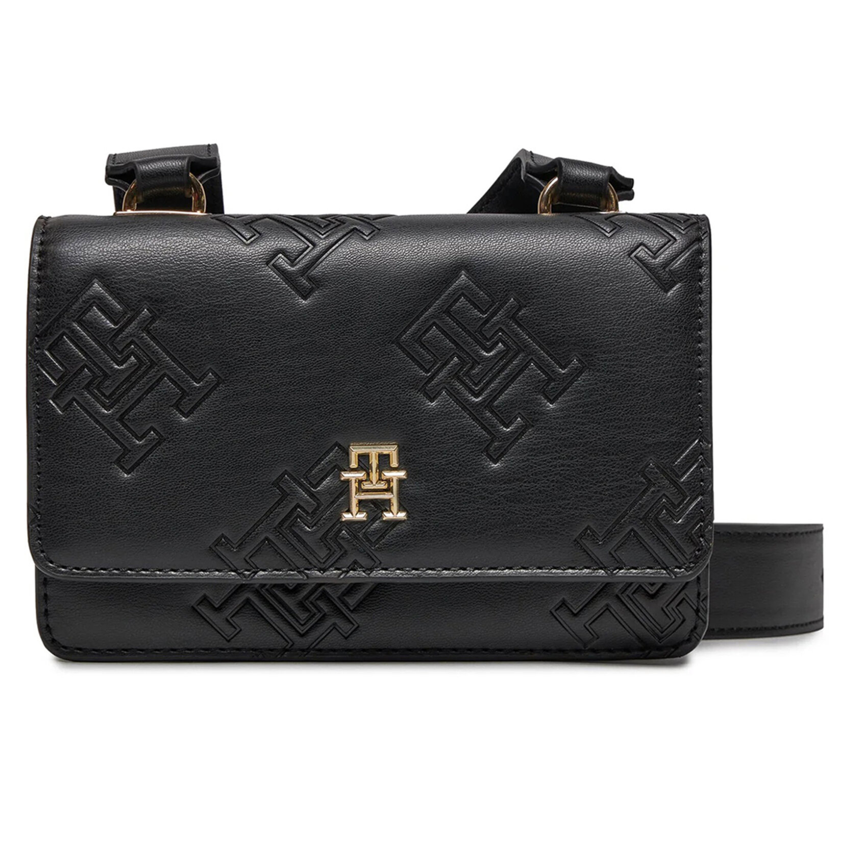 Tommy Hilfiger AW0AW15727-BDS Kadın Omuz Çantası Siyah - Görsel 1