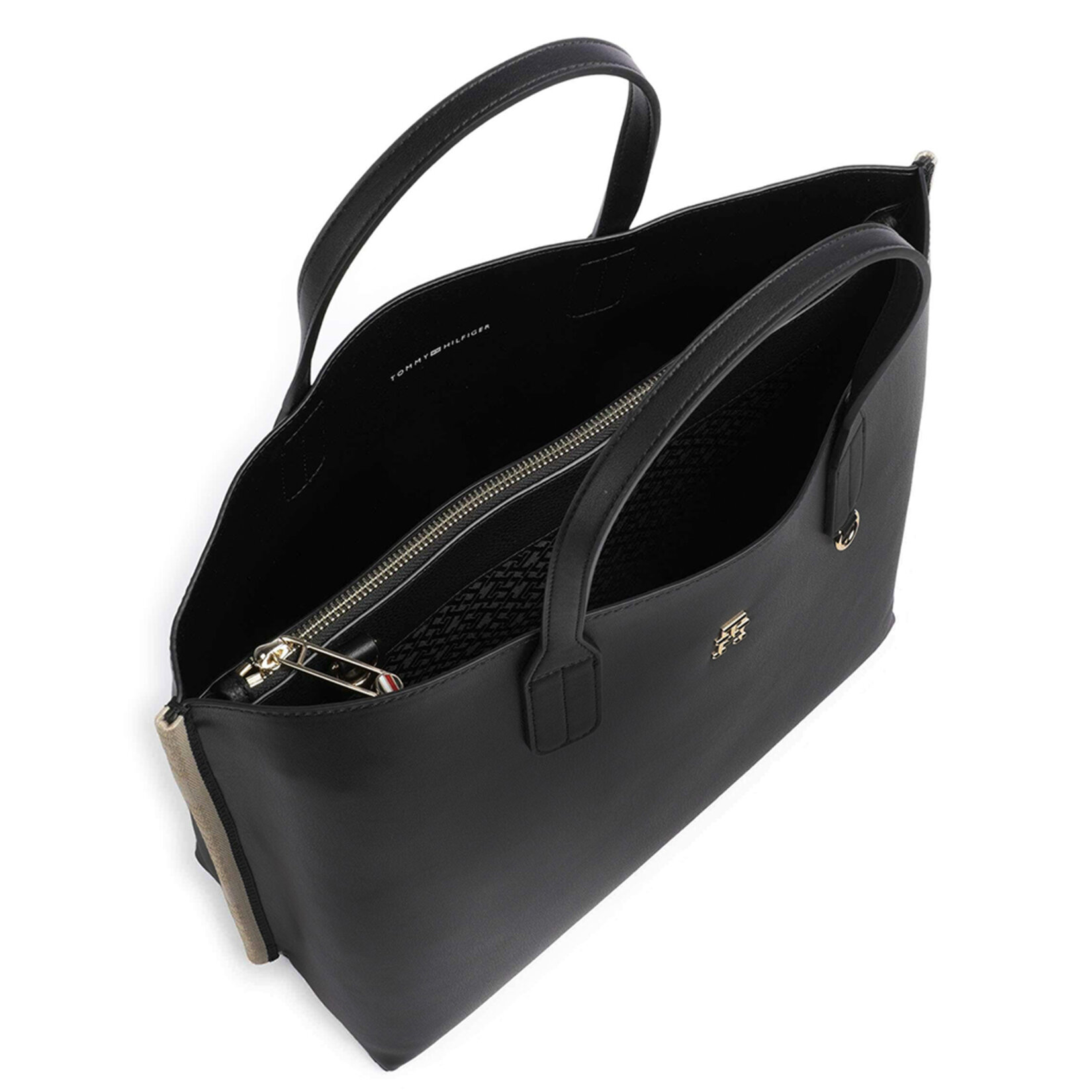 Tommy Hilfiger AW0AW15692-BDS Kadın Omuz Çantası Siyah - Görsel 4