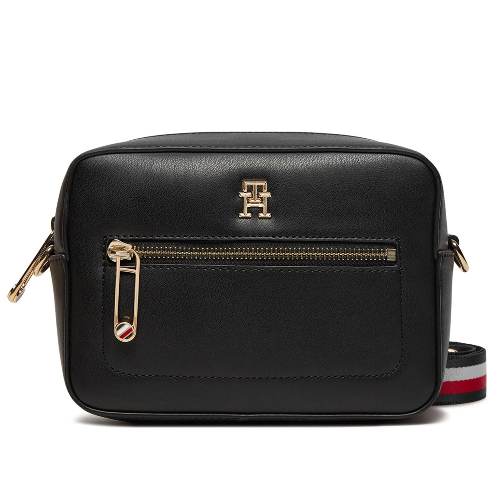 Tommy Hilfiger AW0AW15864-BDS Kadın Omuz Çantası Siyah - Görsel 1