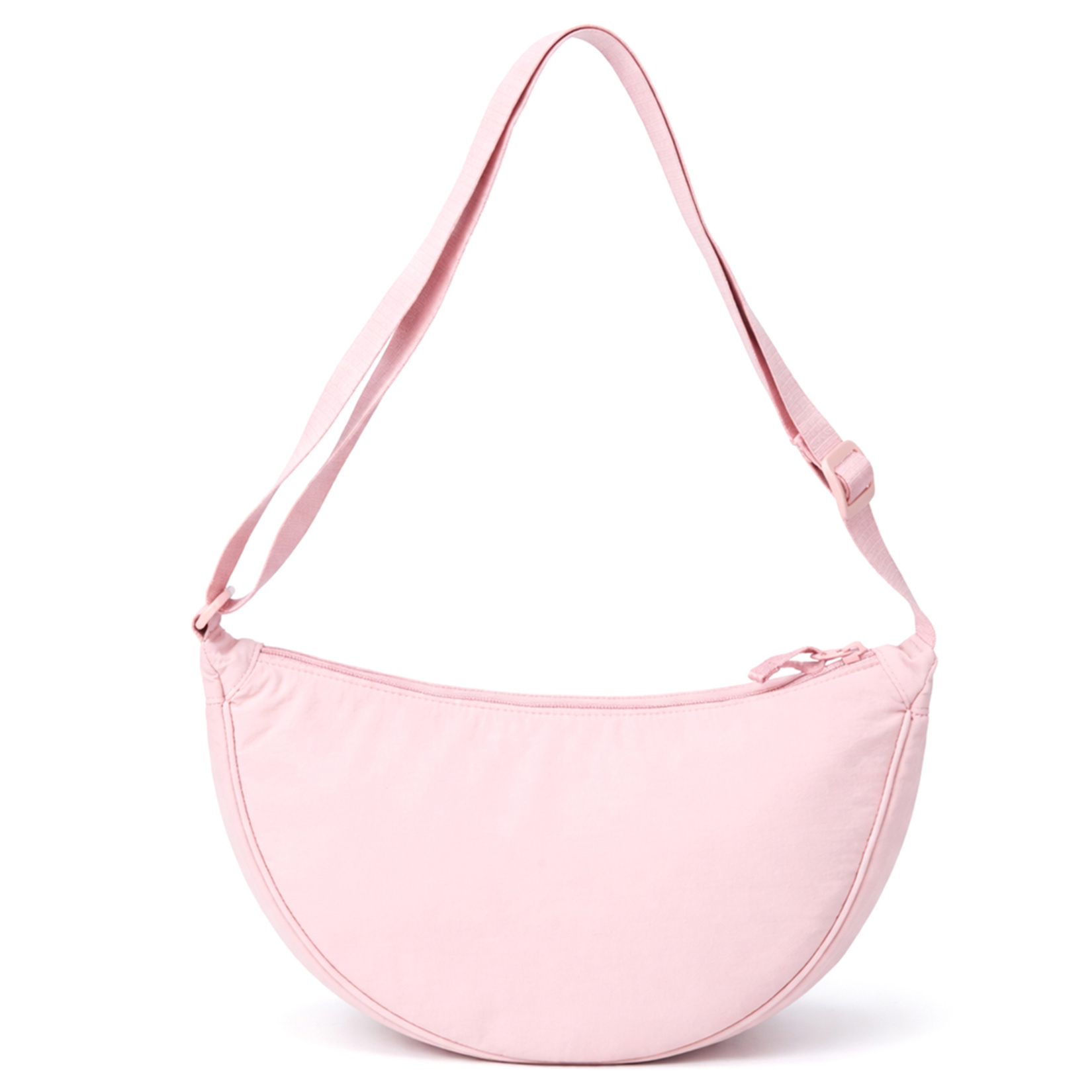 Uniqlo 261-478708-11 Round Mini Kadın Omuz Çantası Pembe - Görsel 1