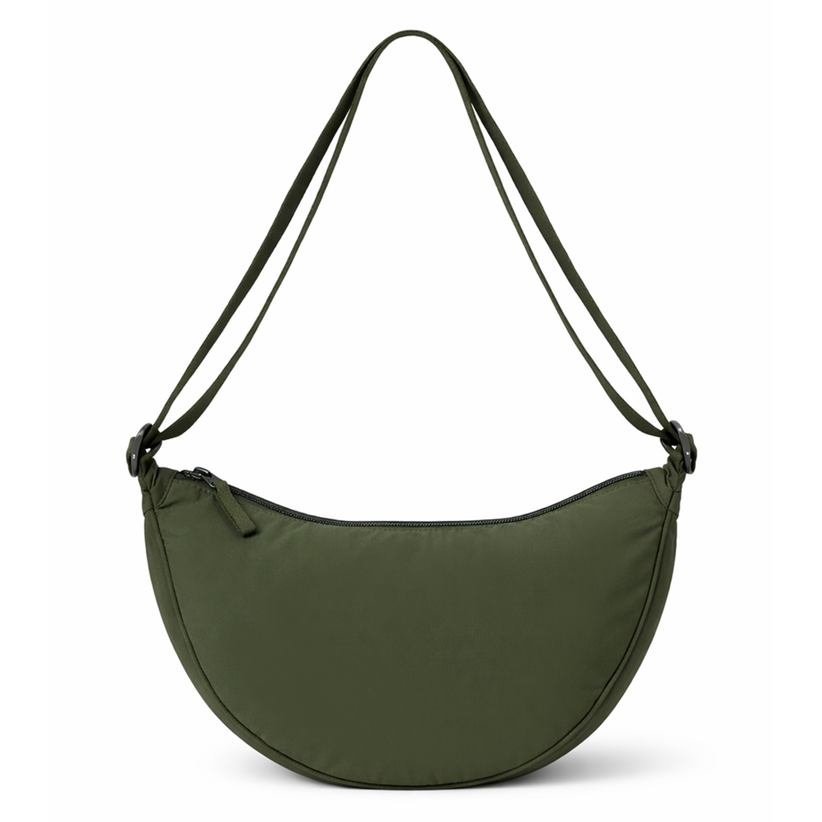 Uniqlo 261-478708-58 Round Mini Kadın Omuz Çanta Yeşil - Görsel 1