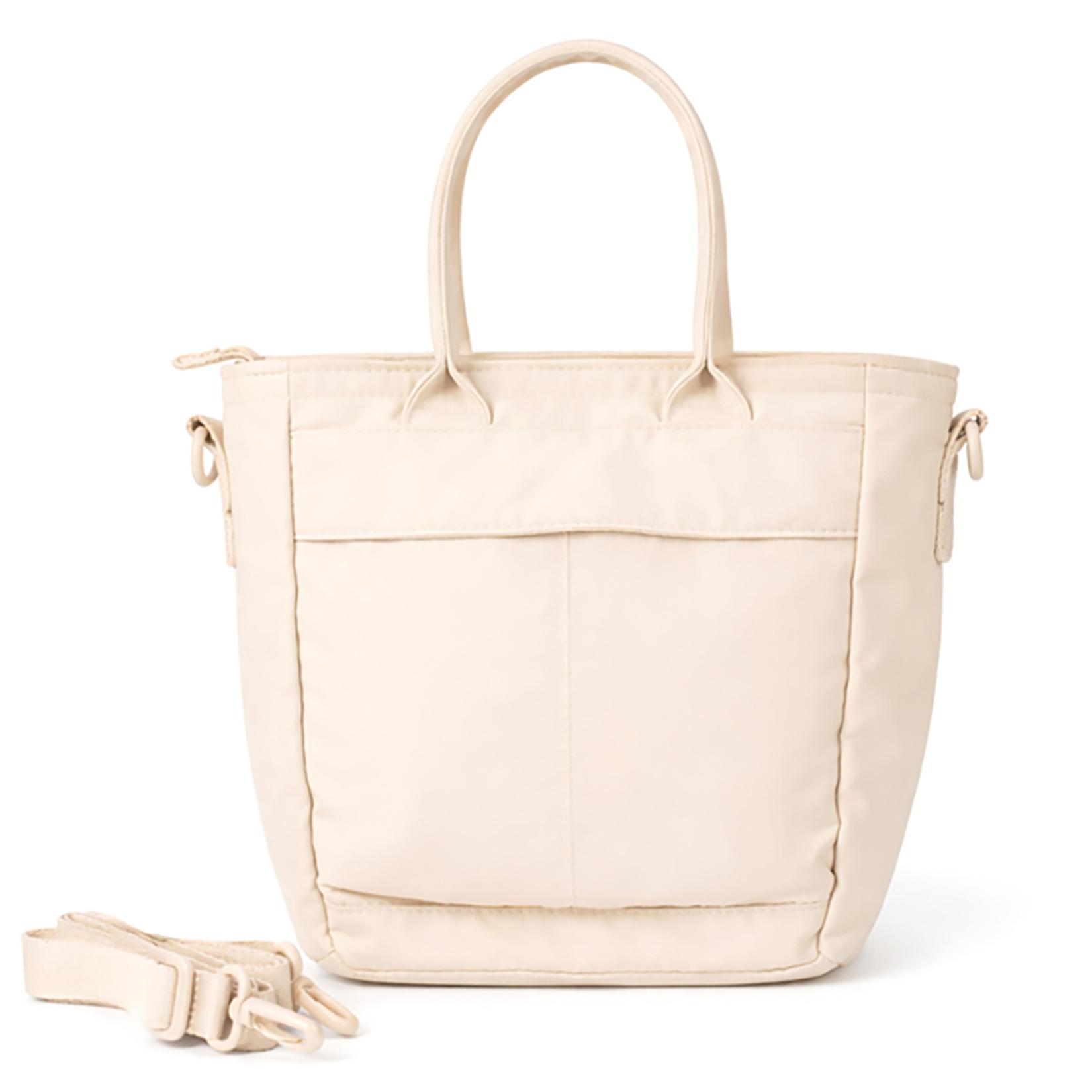 Uniqlo 261-481264-30 2 Way Utility Kadın Çanta Bej - Görsel 1