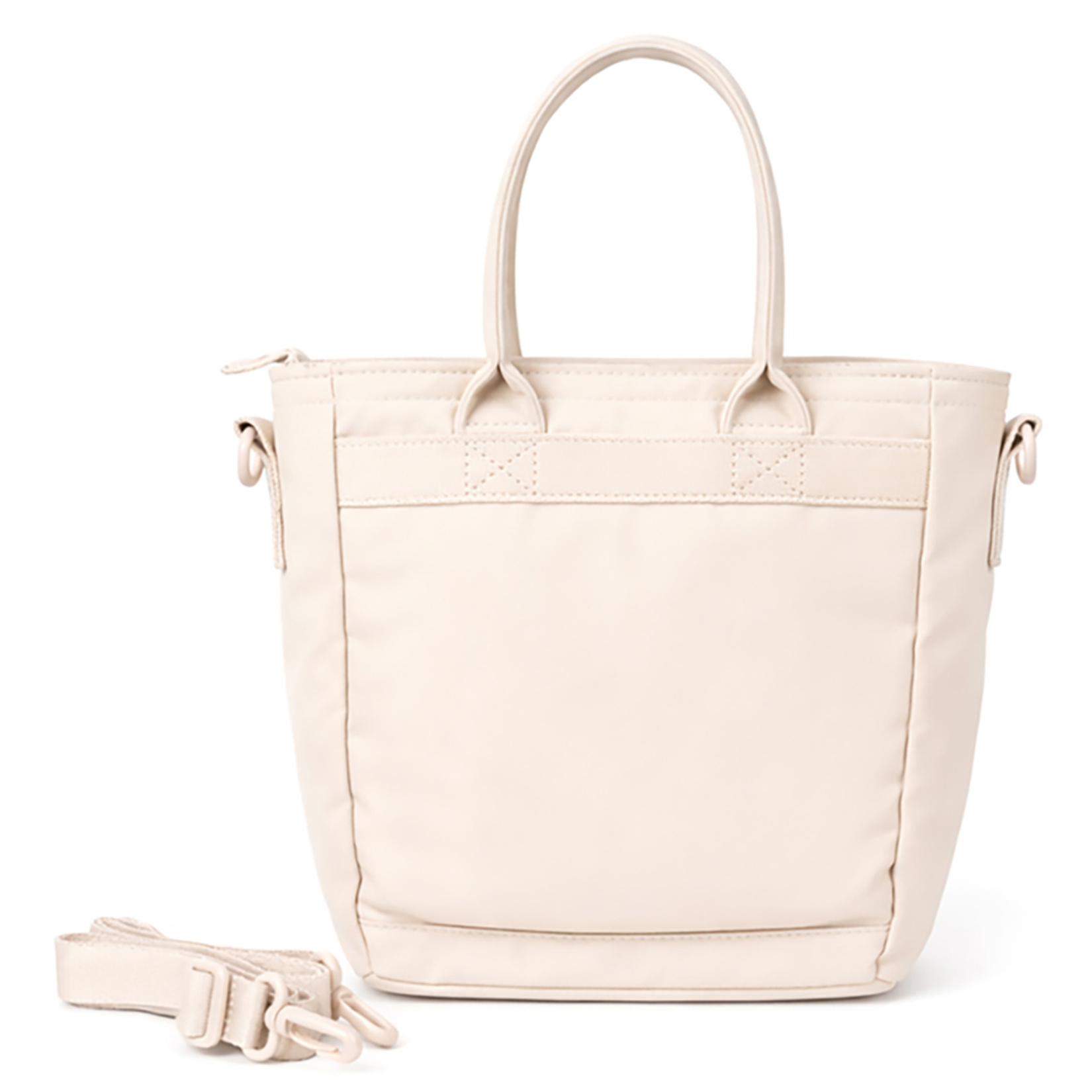 Uniqlo 261-481264-30 2 Way Utility Kadın Çanta Bej - Görsel 2