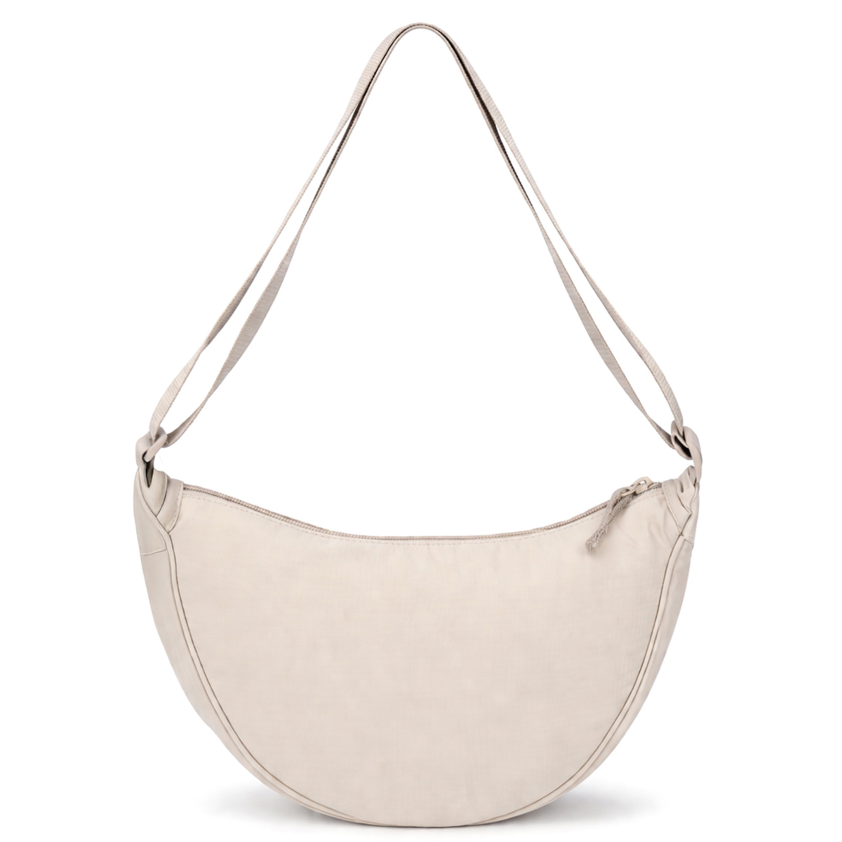 Uniqlo 261-478708-32 Round Mini Kadın Omuz Çantası Bej - Görsel 1