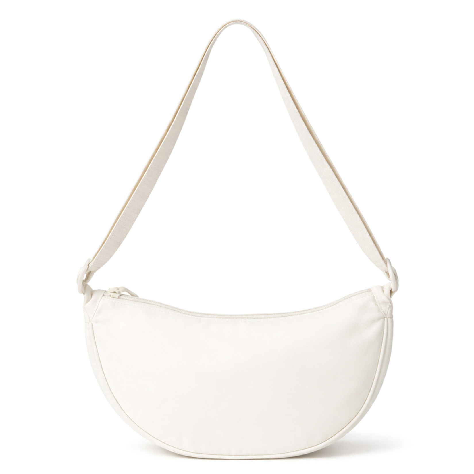 Uniqlo 261-478708-01 Round Mini Kadın Omuz Çantası Krem - Görsel 2