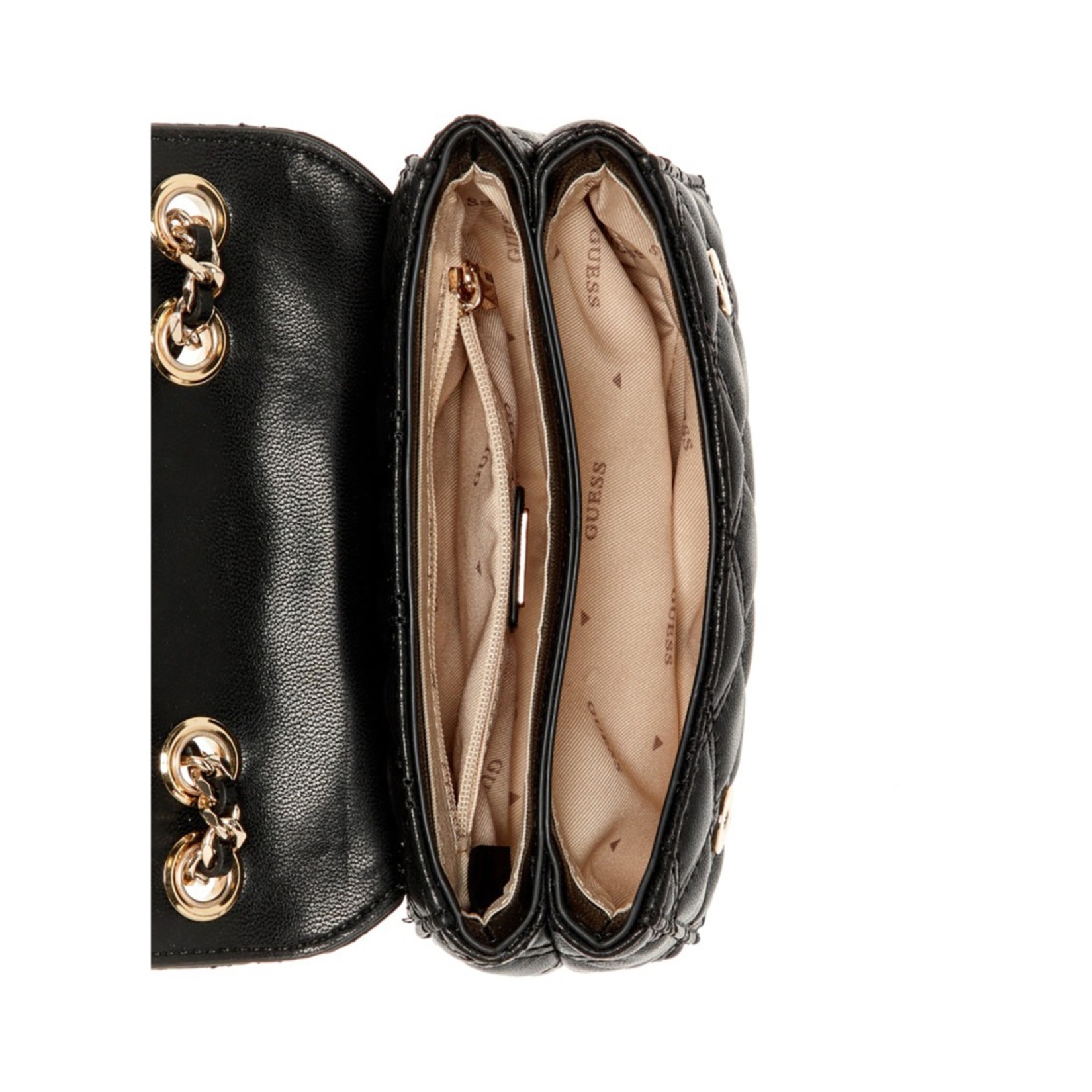 Guess QG967374-Black Guilly Kadın Omuz Çantası Siyah - Görsel 3