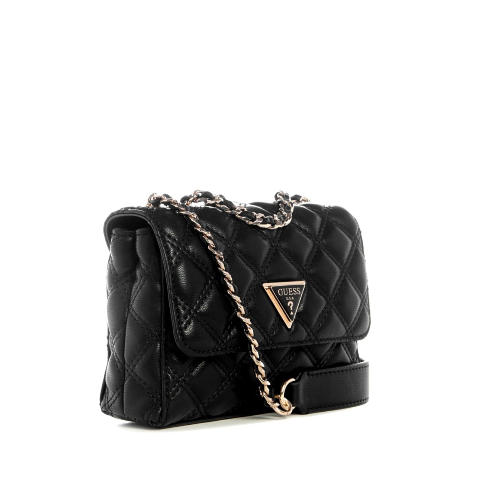 Guess QG967374-Black Guilly Kadın Omuz Çantası Siyah - Görsel 4