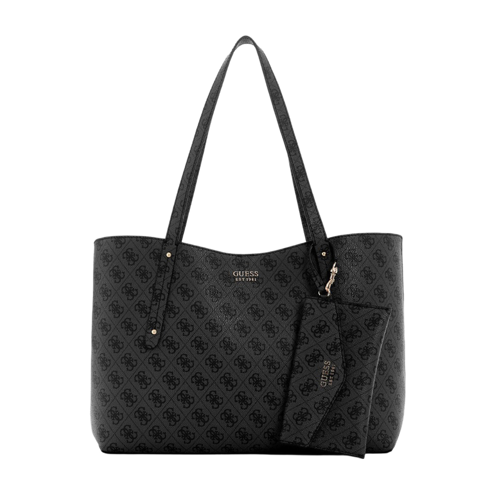 Guess LG964823-Coal Brenton Kadın Omuz Çantası Siyah - Görsel 1