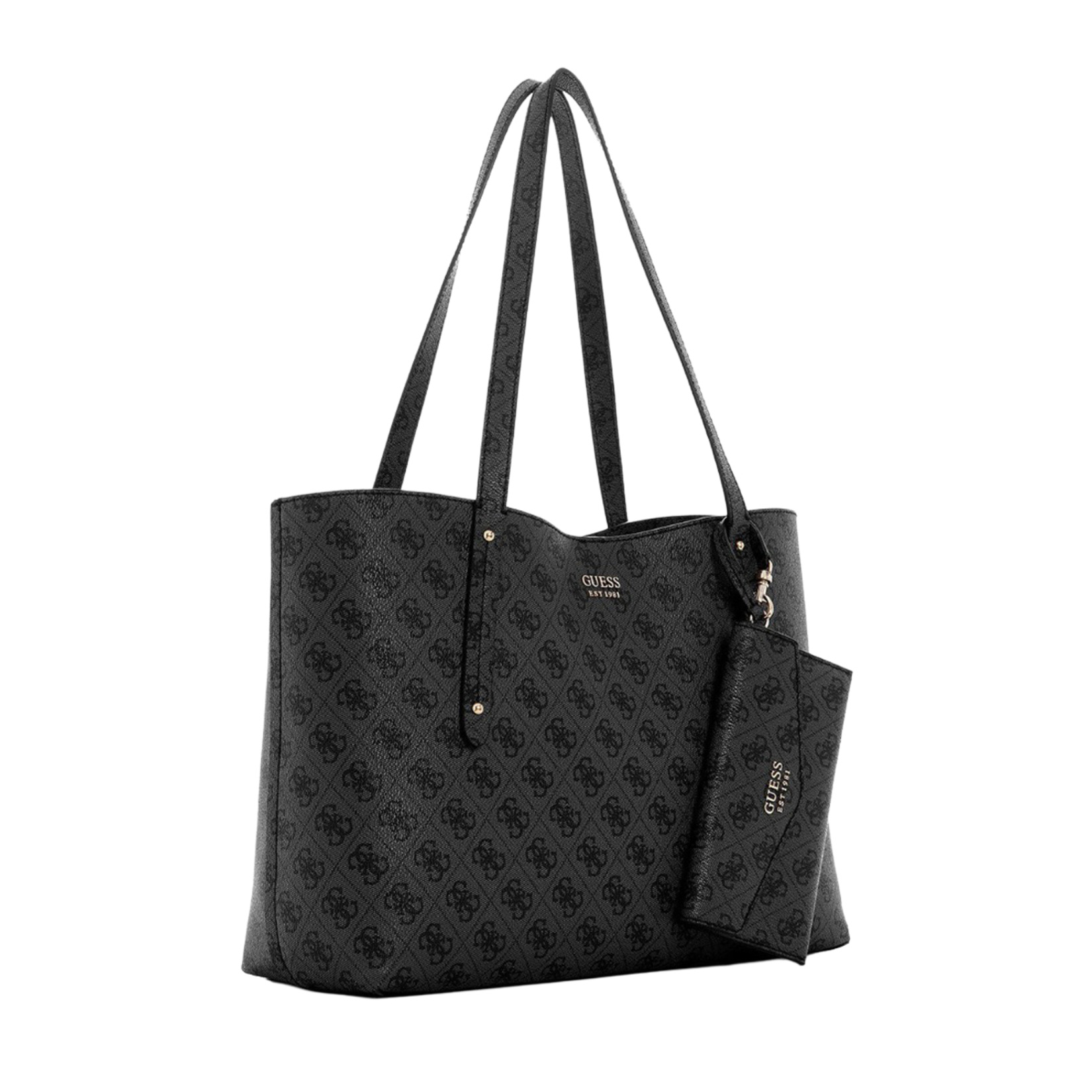 Guess LG964823-Coal Brenton Kadın Omuz Çantası Siyah - Görsel 4