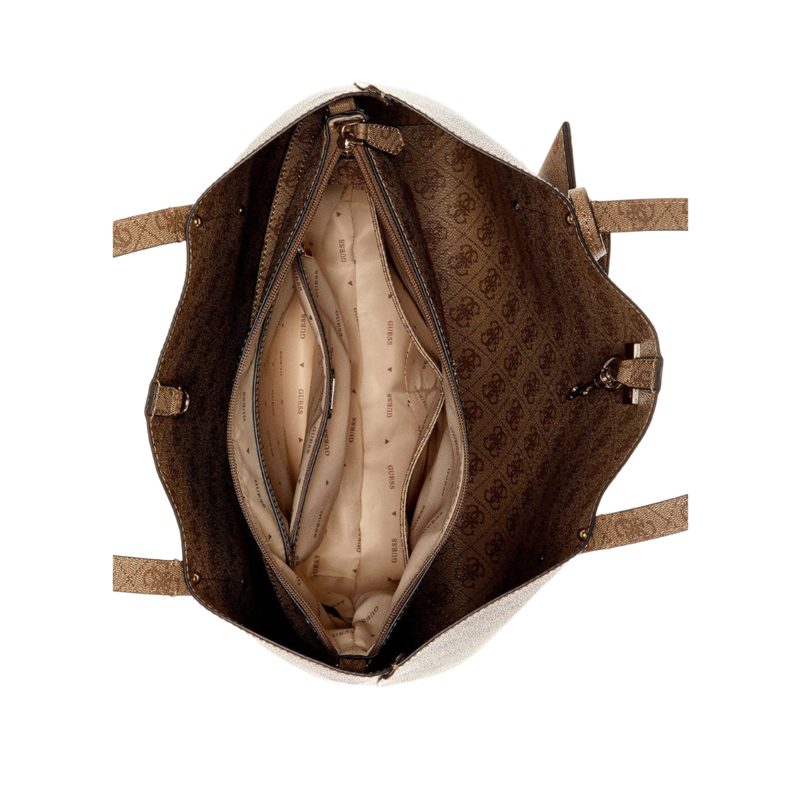 Guess LG964823-Latte Brenton Kadın Omuz Çantası Kahve - Görsel 3