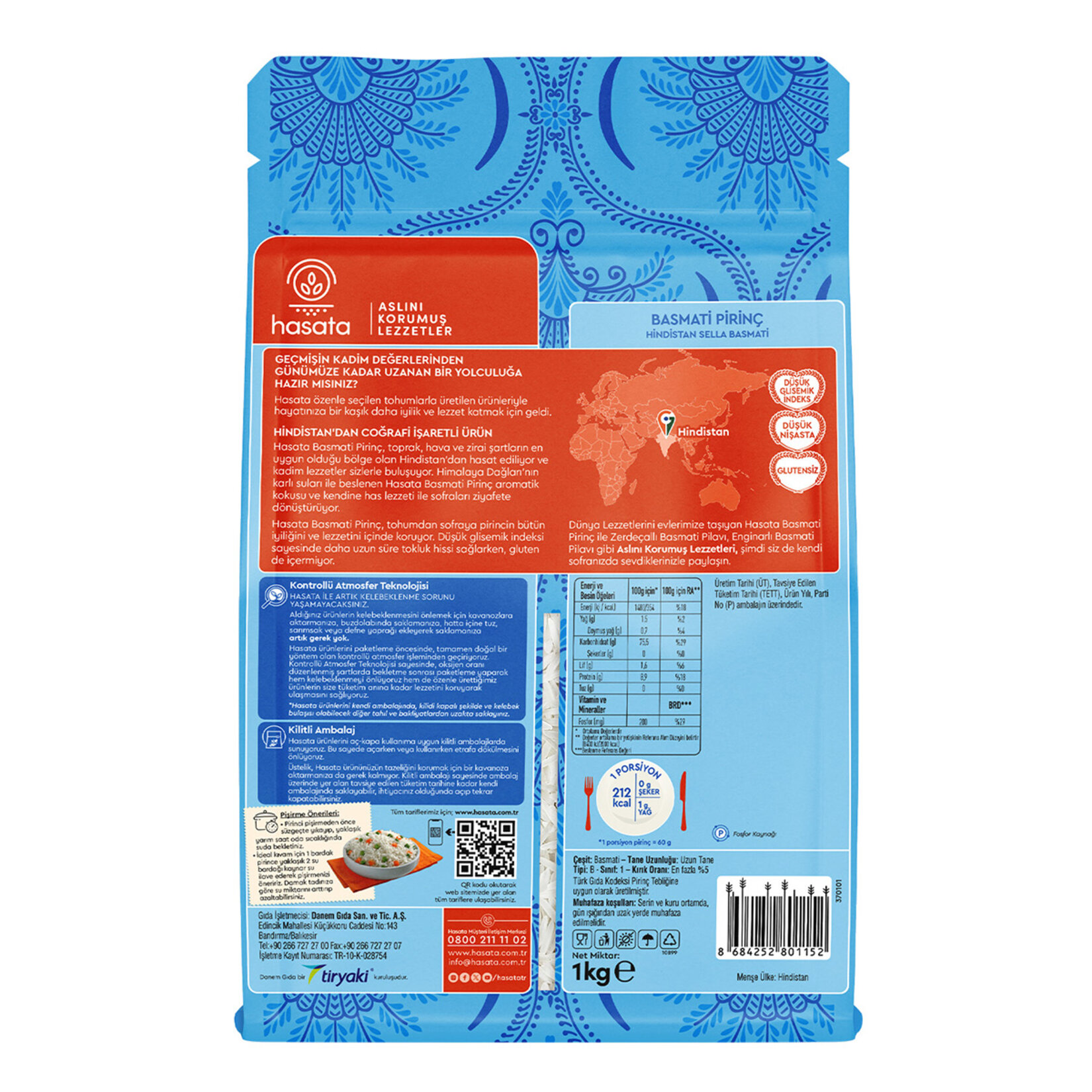 Hasata Basmati Pirinç 1 Kg - Görsel 3