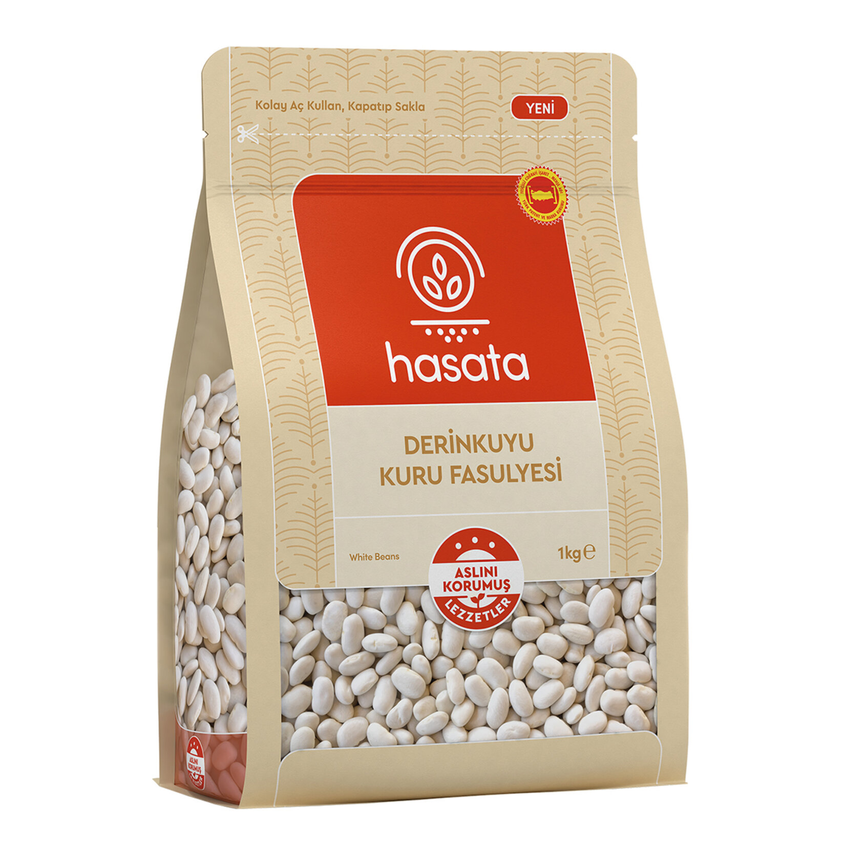 Hasata Derinkuyu Kuru Fasulyesi 1 Kg - Görsel 1