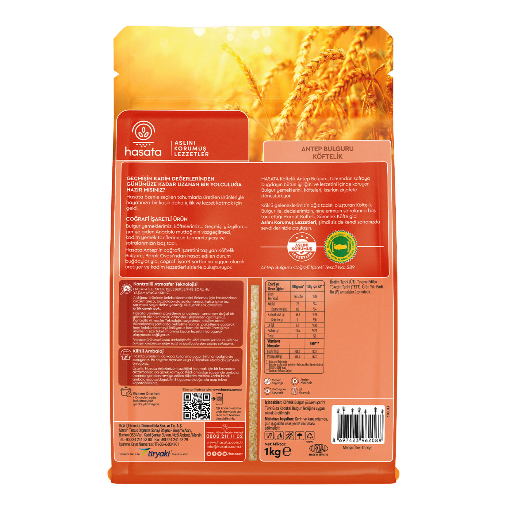 Hasata Köftelik Antep Bulguru 1 Kg - Görsel 2