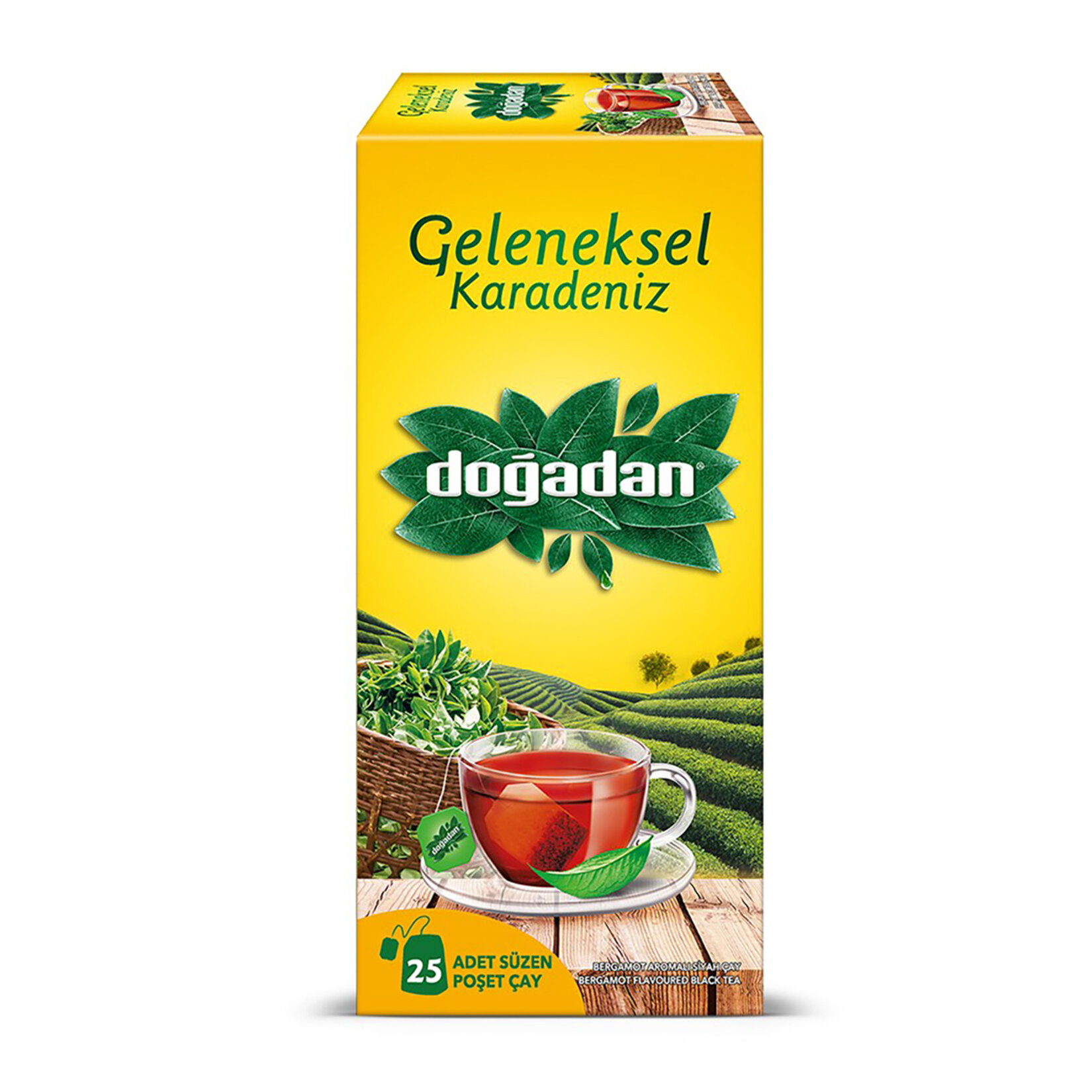 Doğadan Geleneksel Karadeniz Bardak Poşet Çay 25'li 50 G
