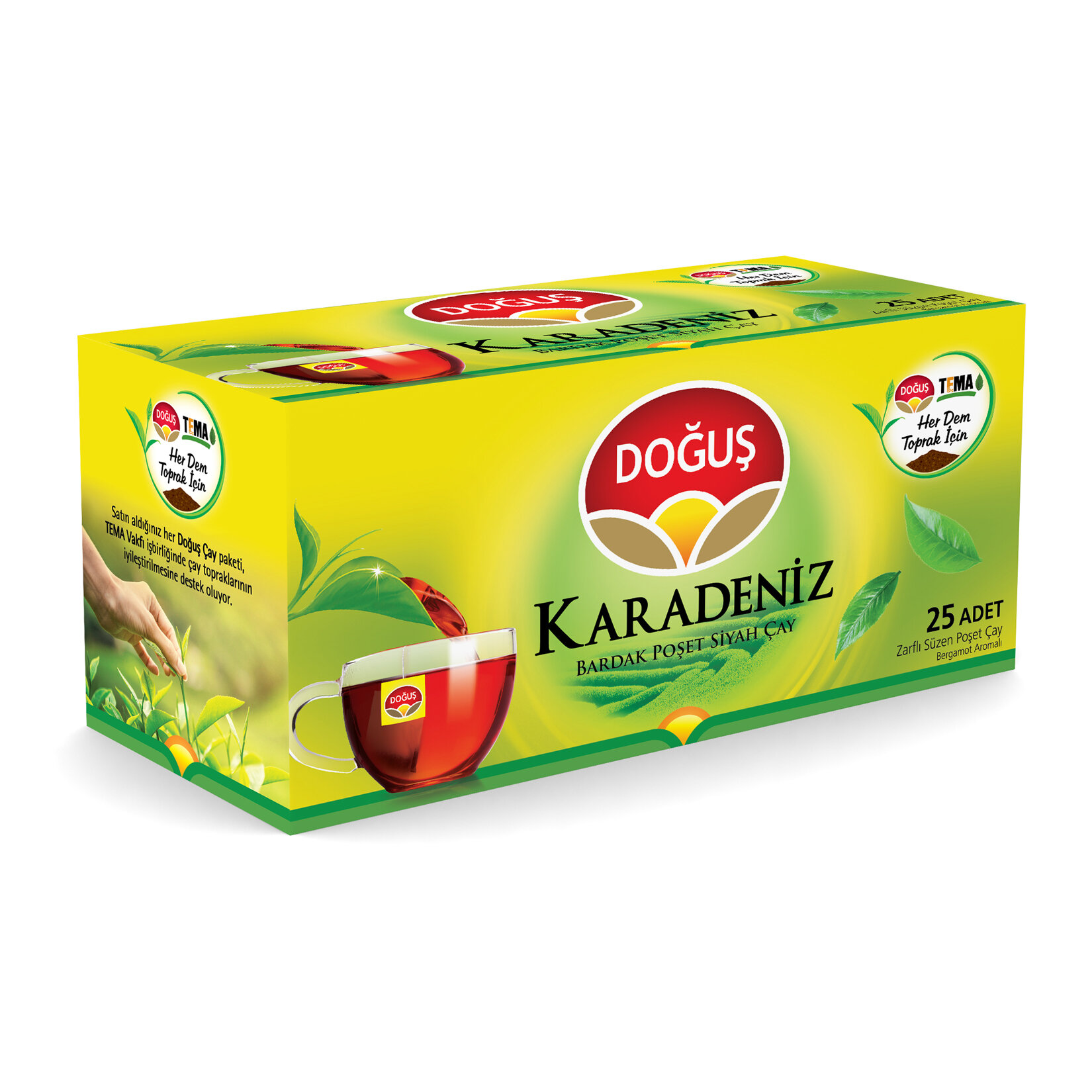 Doğuş Karadeniz Bardak Poşet Çay 25'li 50 G