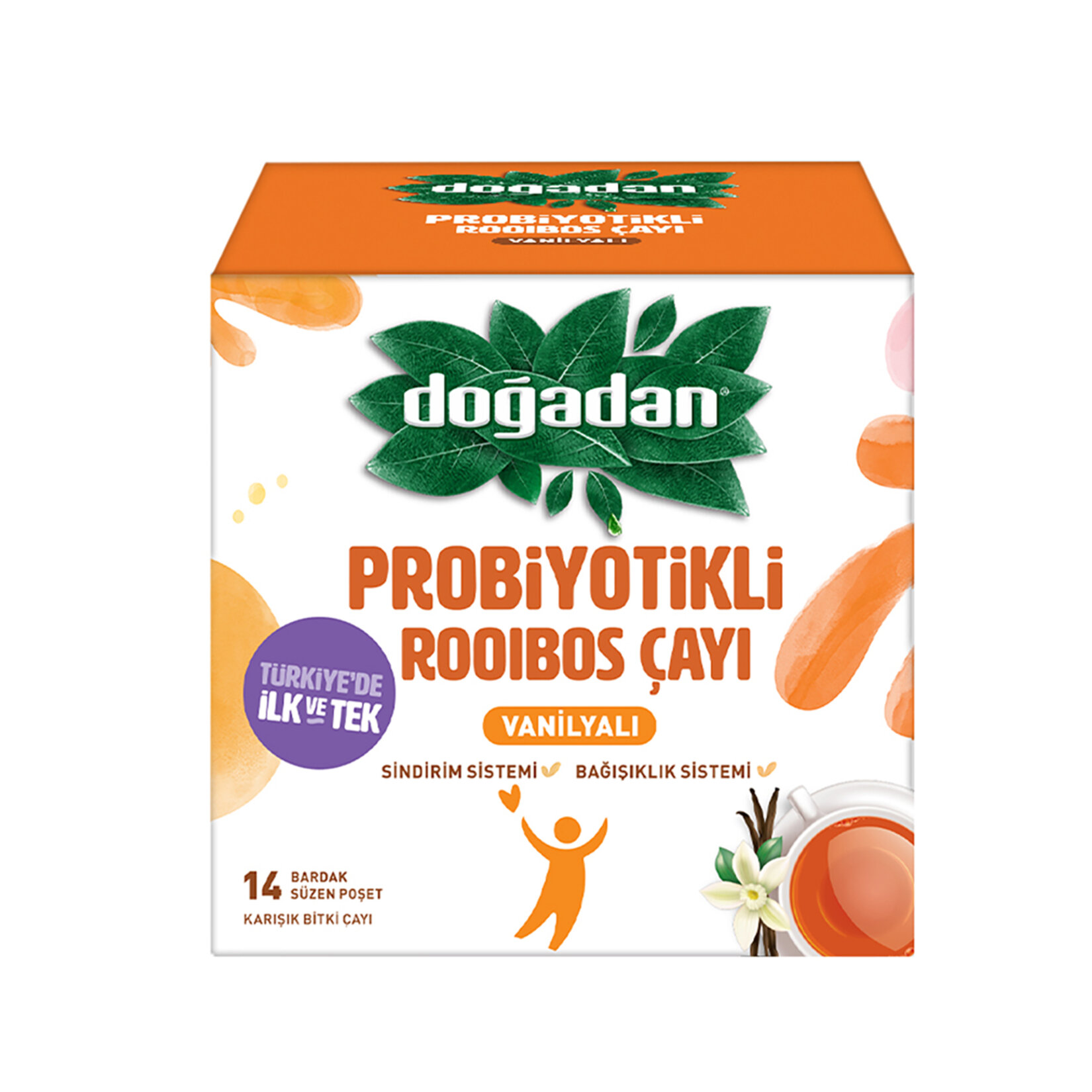 Doğadan Probiyotikli Rooibos Çay 14'lü 26.6 G