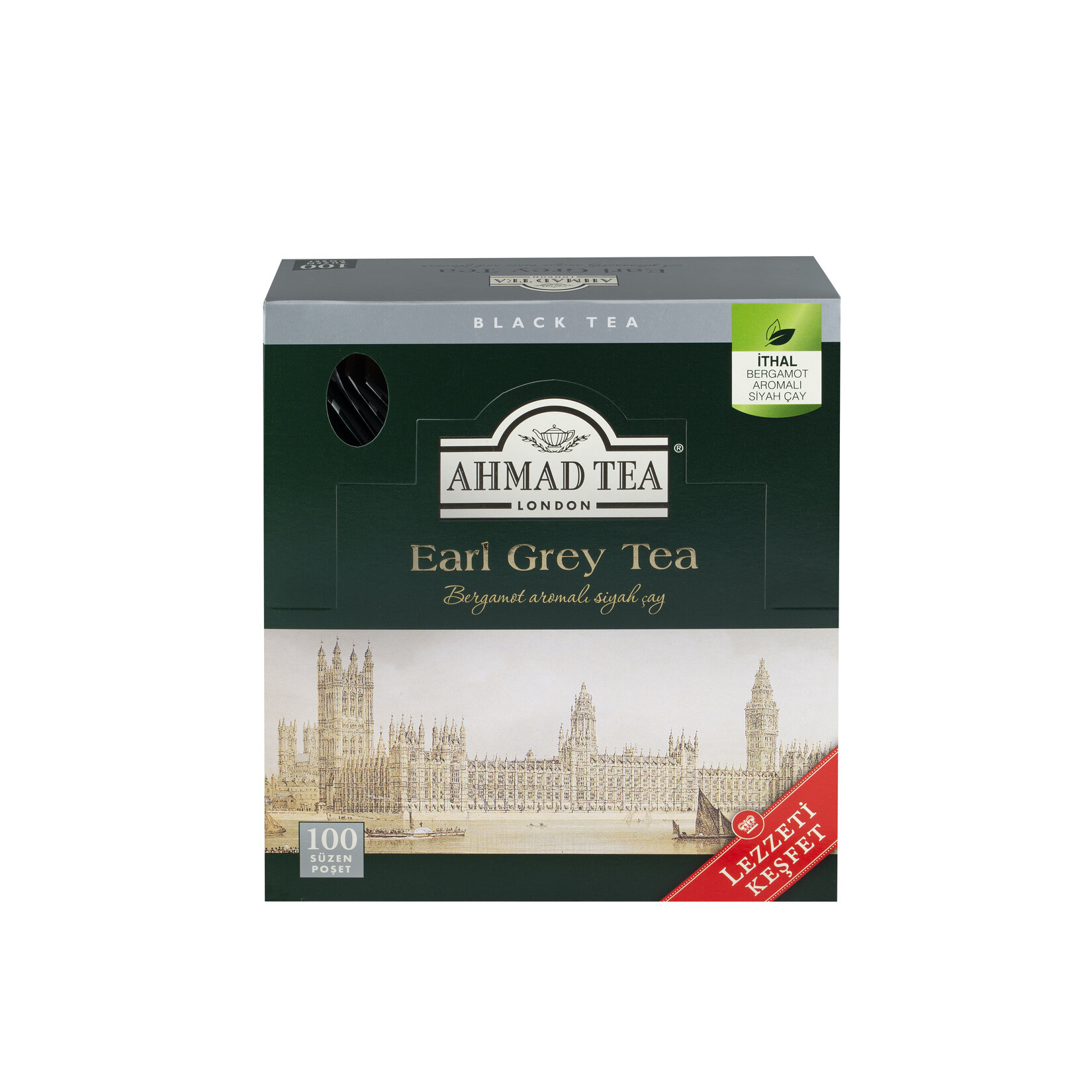 Ahmad Tea Earl Grey Bardak Poşet Çay 100'lü 200 G