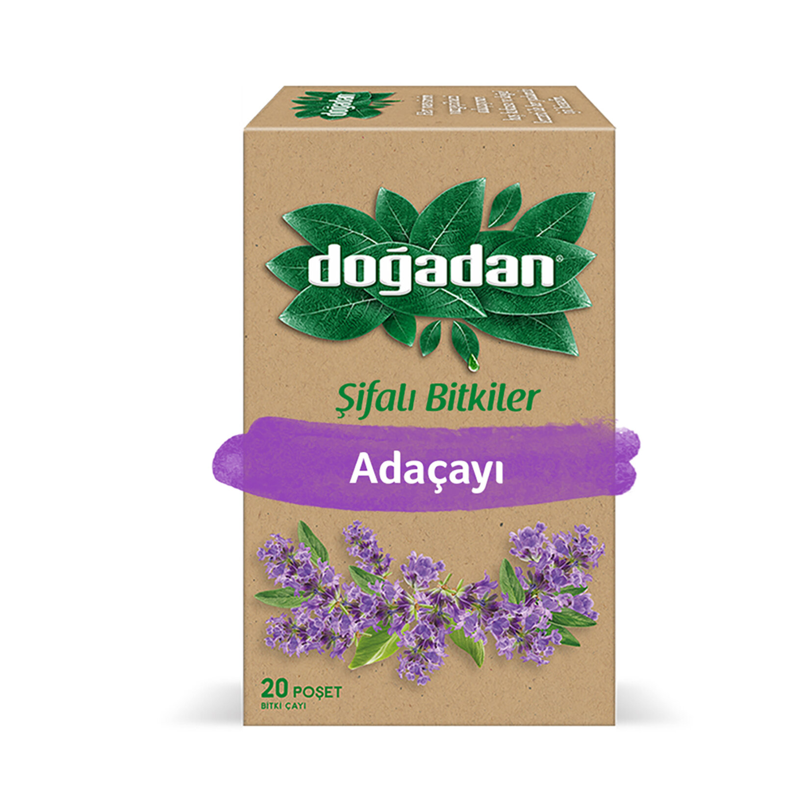Doğadan Adaçayı Bardak Poşet 20'li