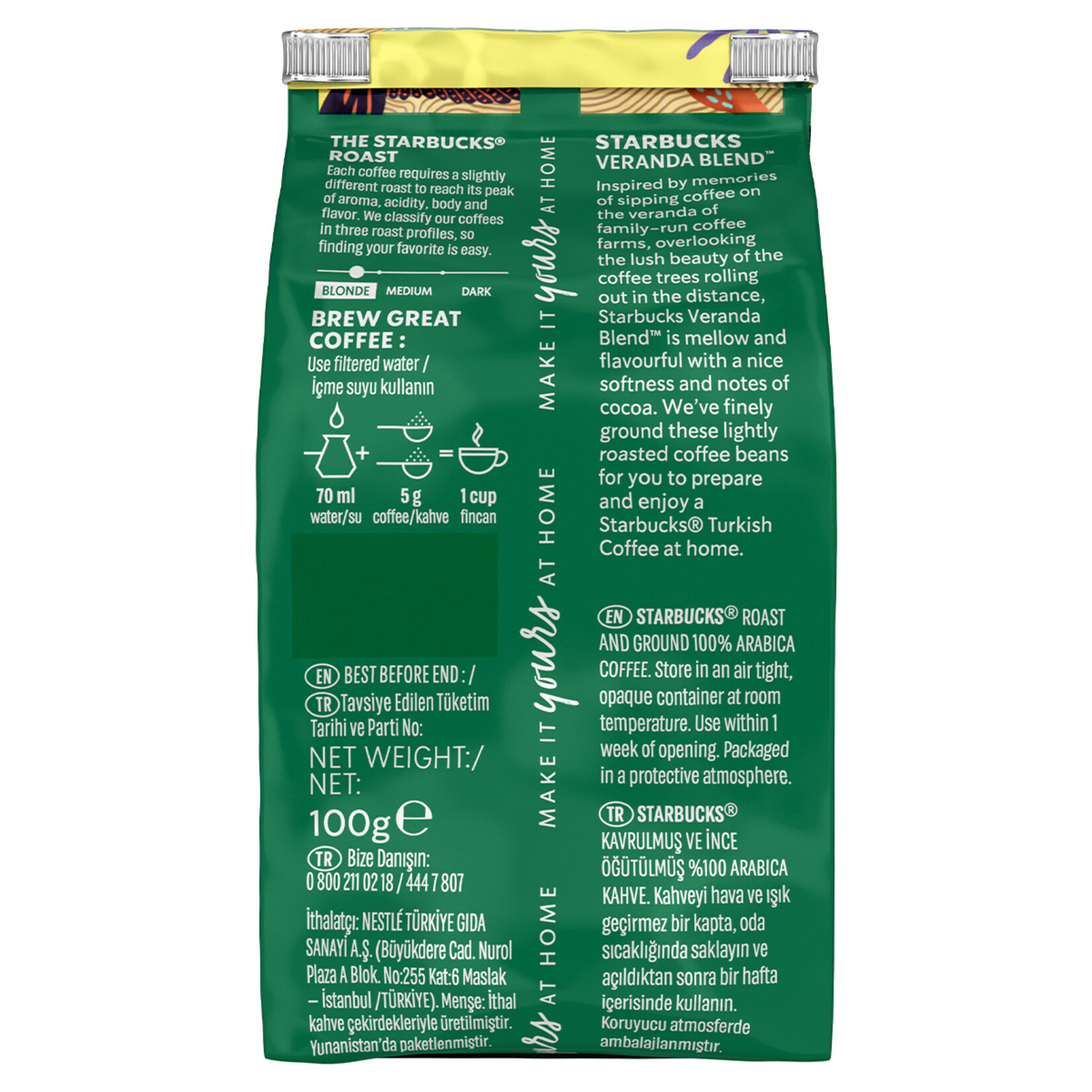 Starbucks Veranda Blend Türk Kahvesi 100 G - Görsel 2