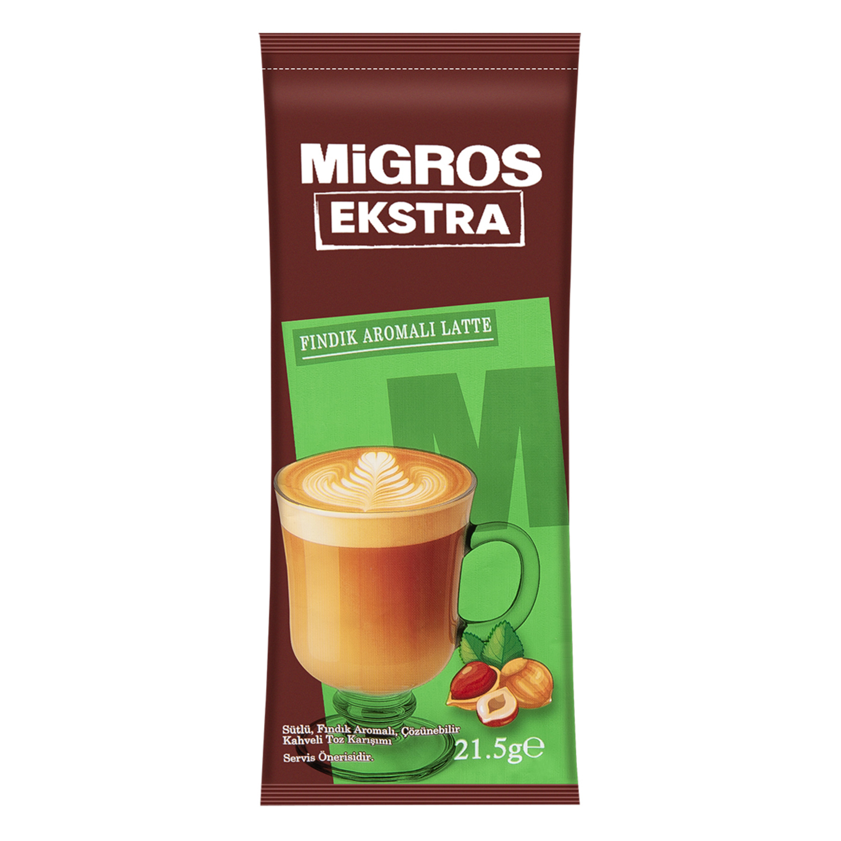 Migros Ekstra Fındık Aromalı Latte 21.5 G