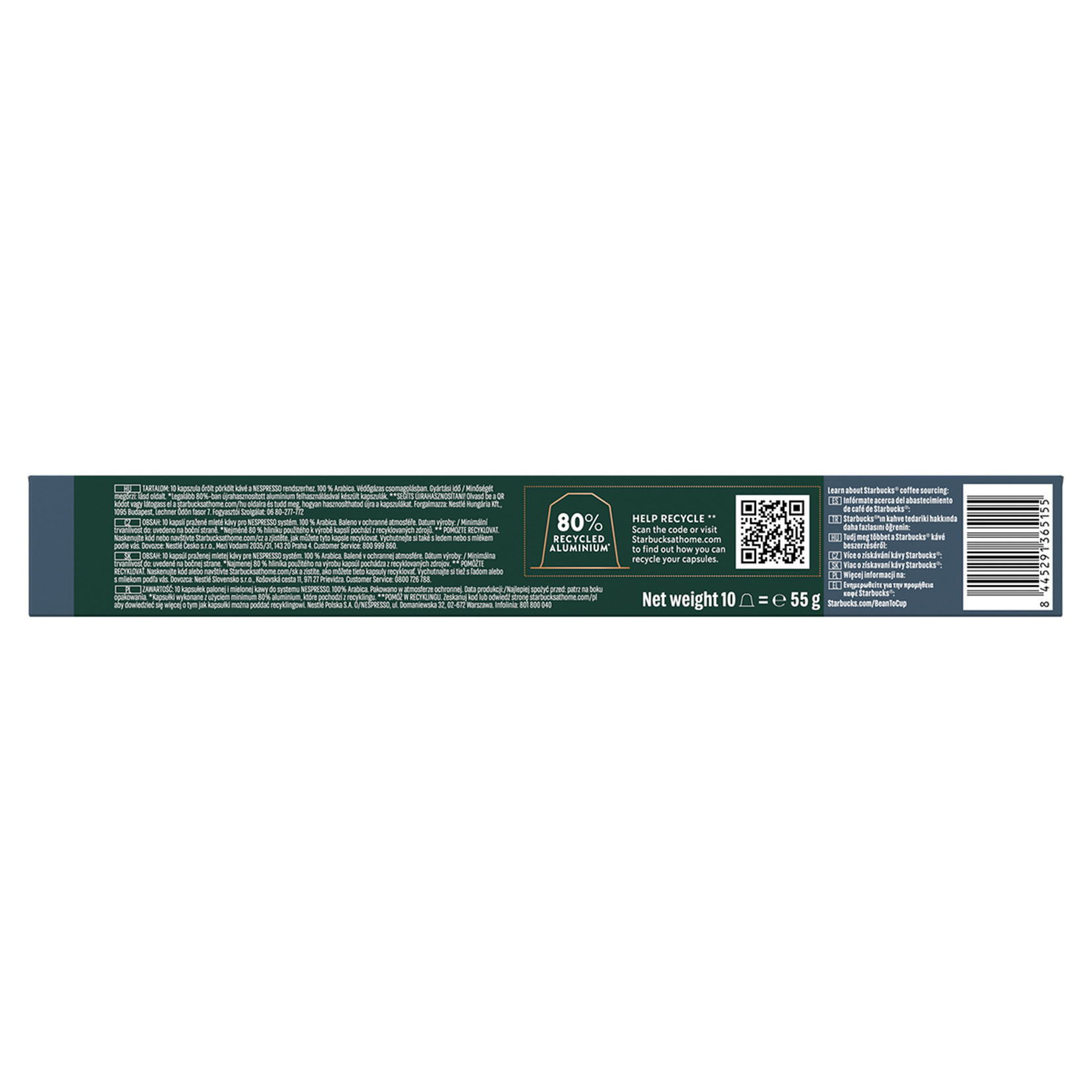 Starbucks By Nespresso Espresso Roast Kapsül Kahve 10'lu 55 G - Görsel 2