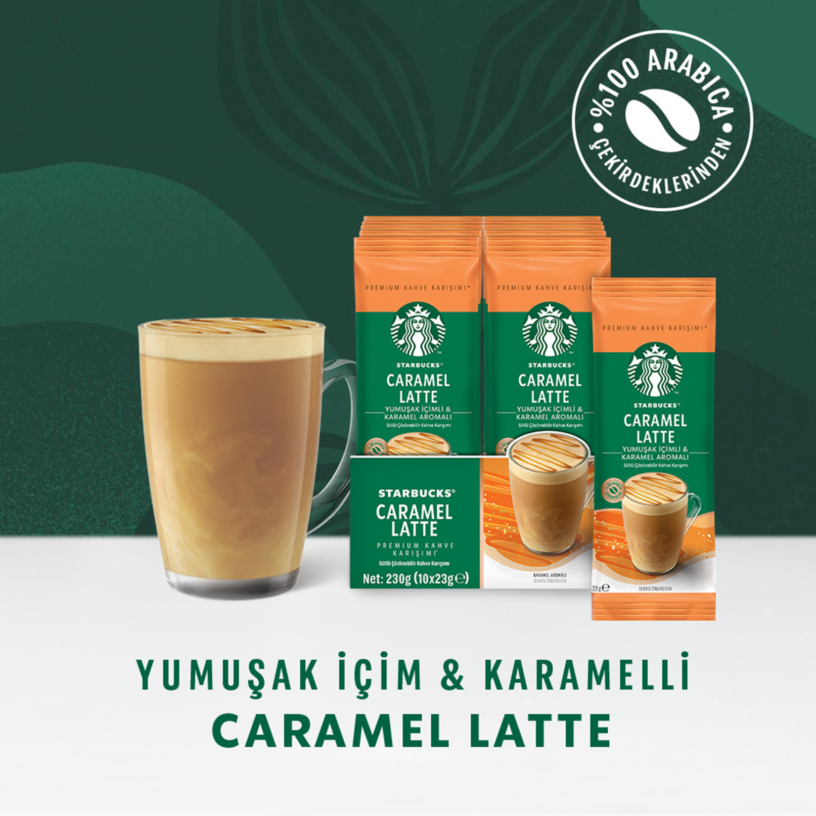 Starbucks Caramel Latte Premium Kahve Karışımı 23 G - Görsel 3