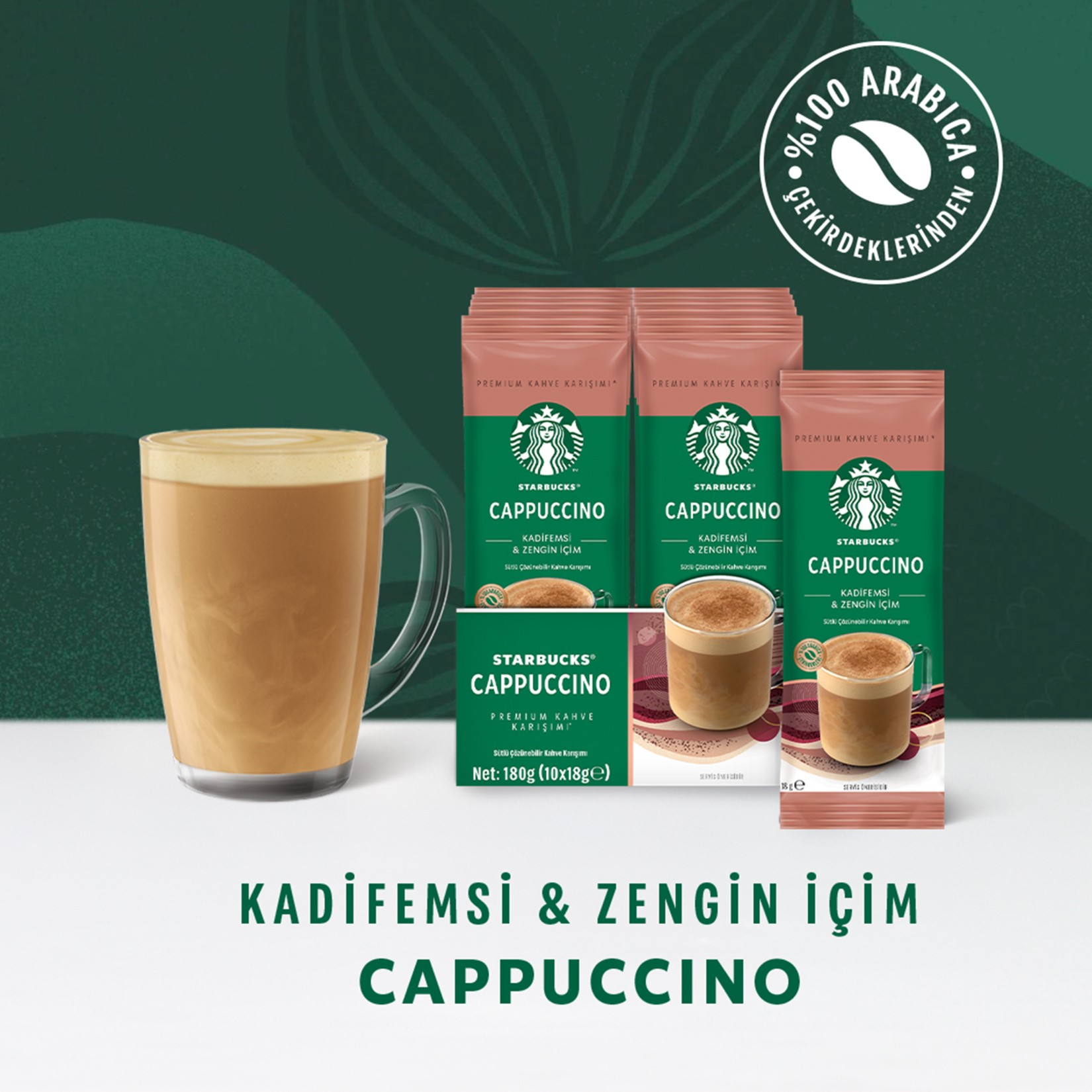 Starbucks Cappuccino Premium Kahve Karışımı 18 G - Görsel 3
