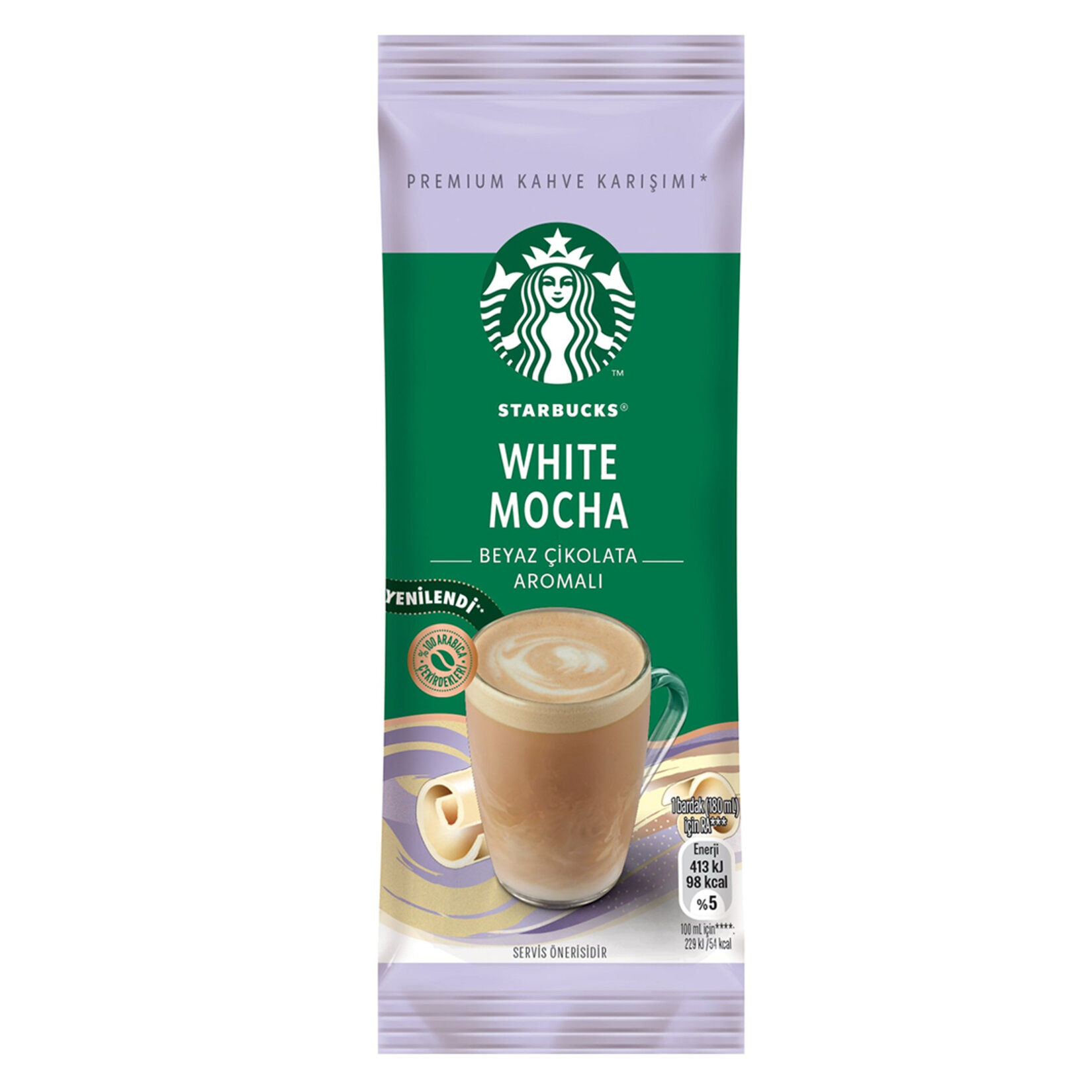 1cocomilkさん1-20-7 Starbucks White Mocha Kahve Karışımı 24 G