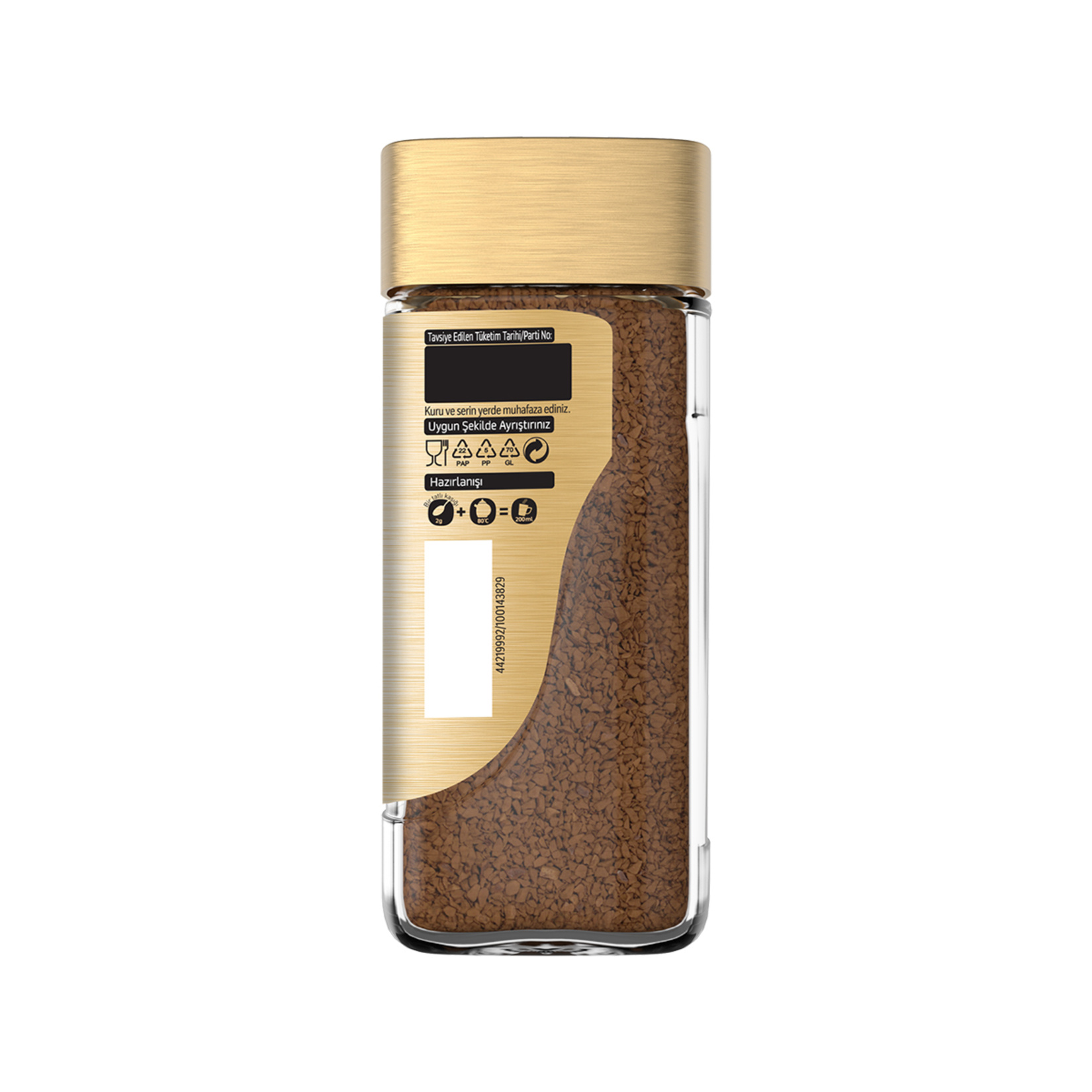 Nescafe Gold Kafeinsiz Kahve 100 G - Görsel 2